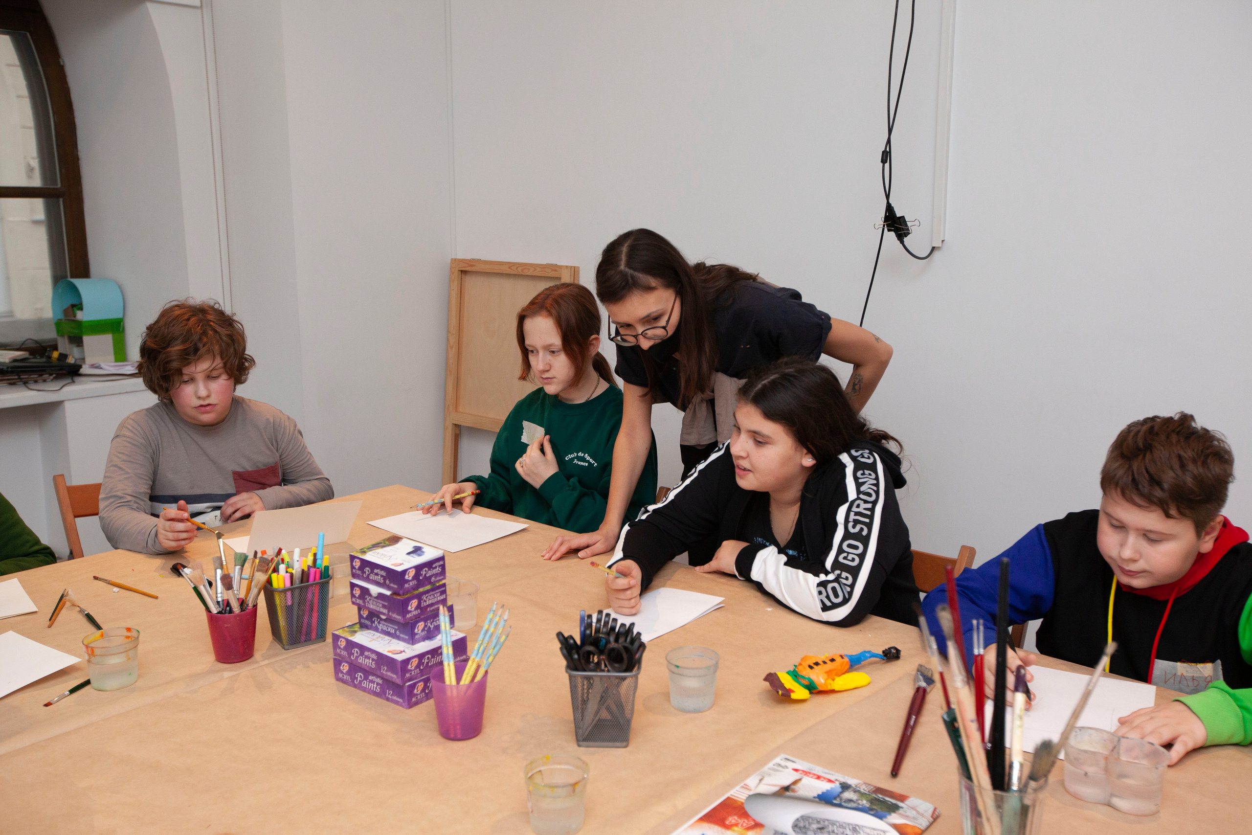 Детский мастер-класс в ММОМА. Stanislav Baryshev — People. Emotions. Atmosphere