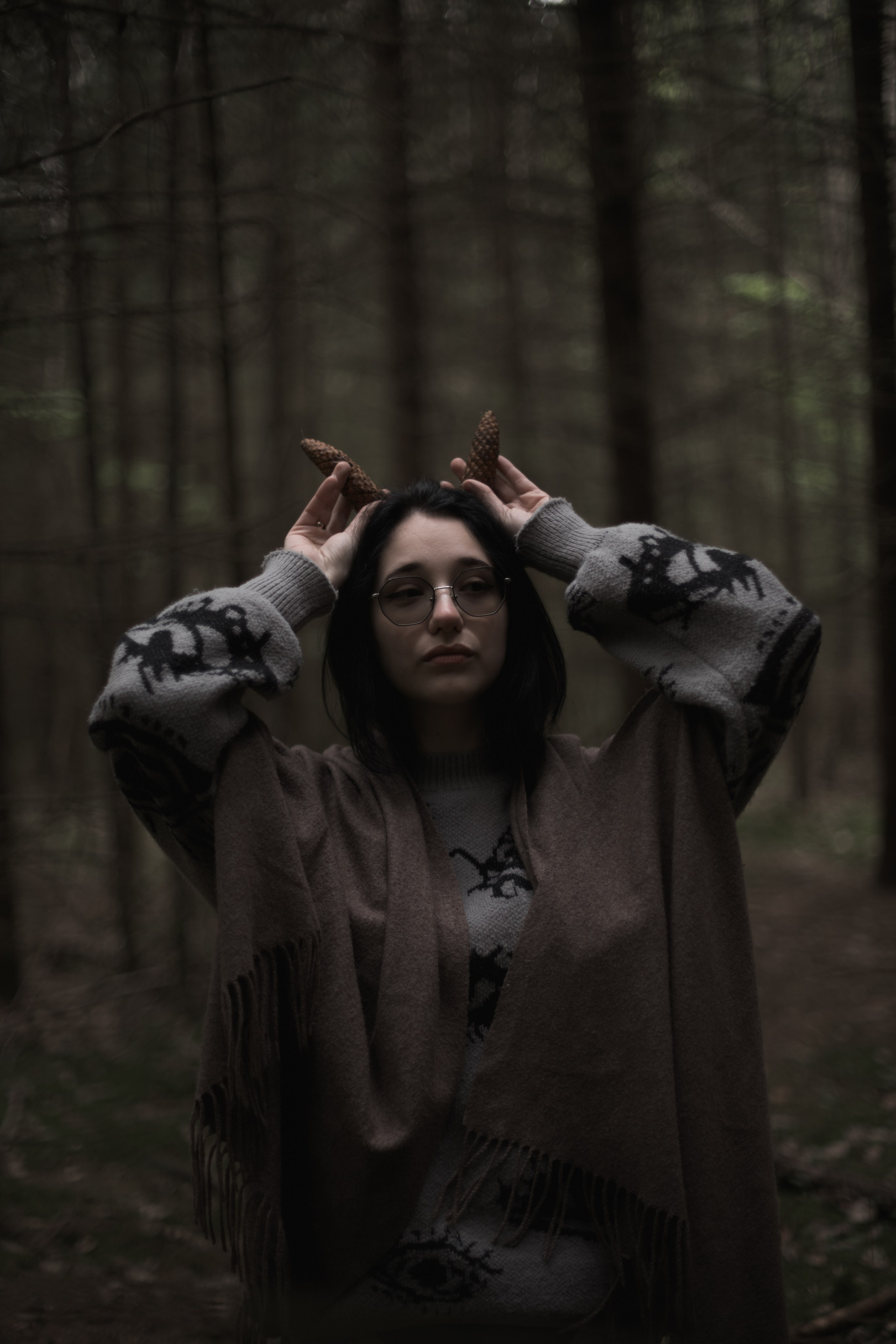 Полина Л — (Лесной массив). — Digital Noise —