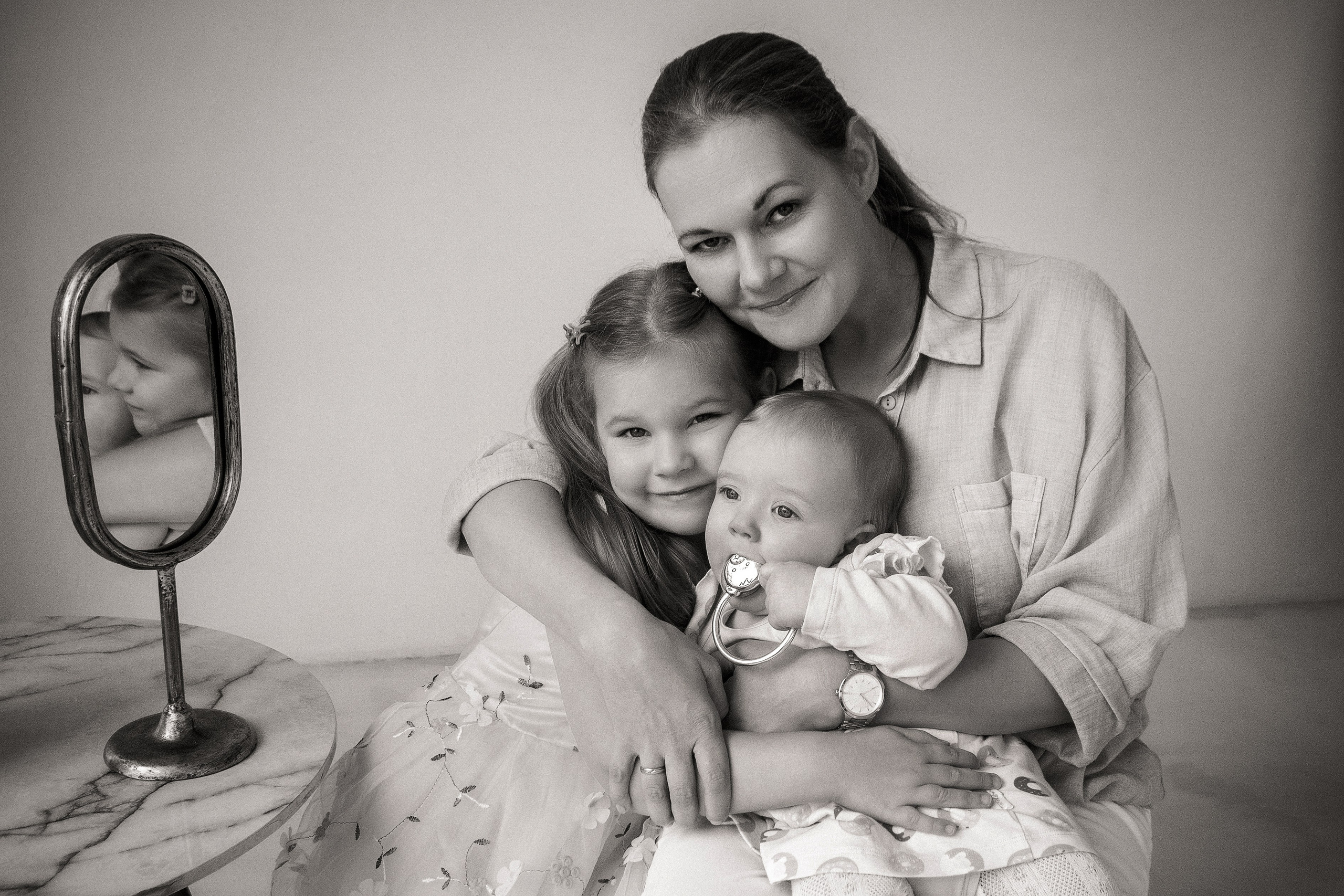 Семейная фотосессия в студии One take studio VANILLA. Свадебный и семейный фотограф в Москве и Подмосковье Лариса Козлова