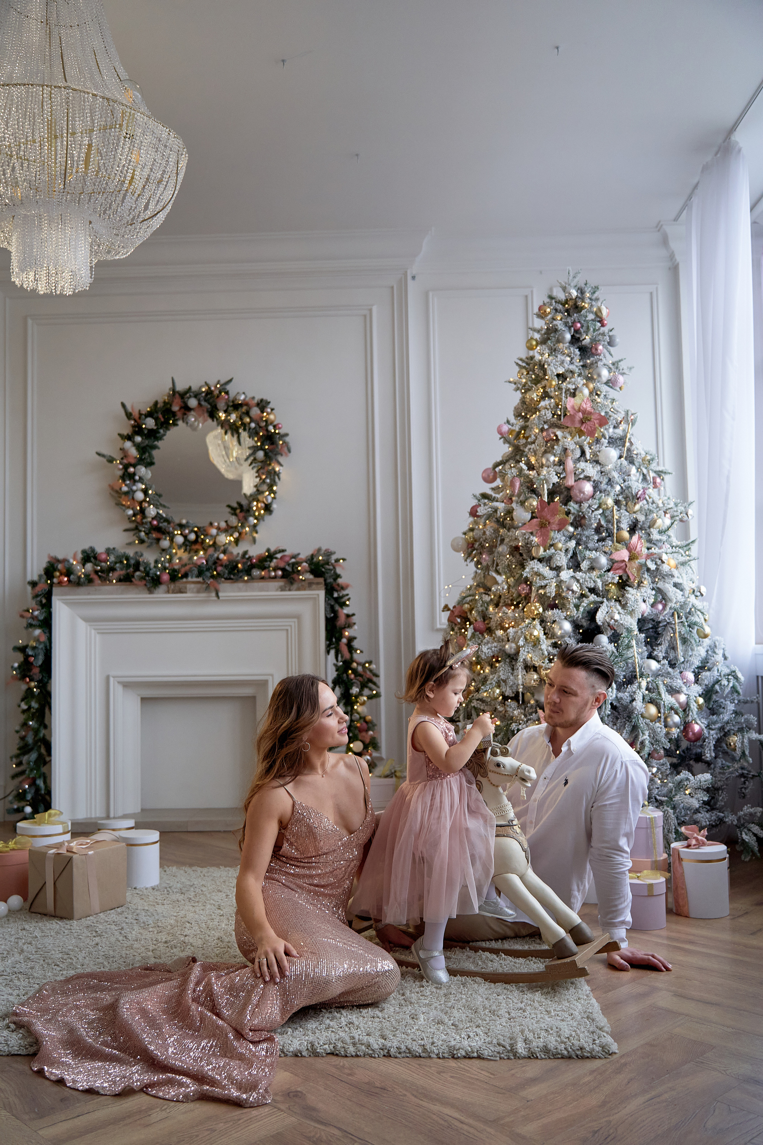 Семейная новогодняя съёмка. Мартазова Екатерина фотограф. Екатеринбург