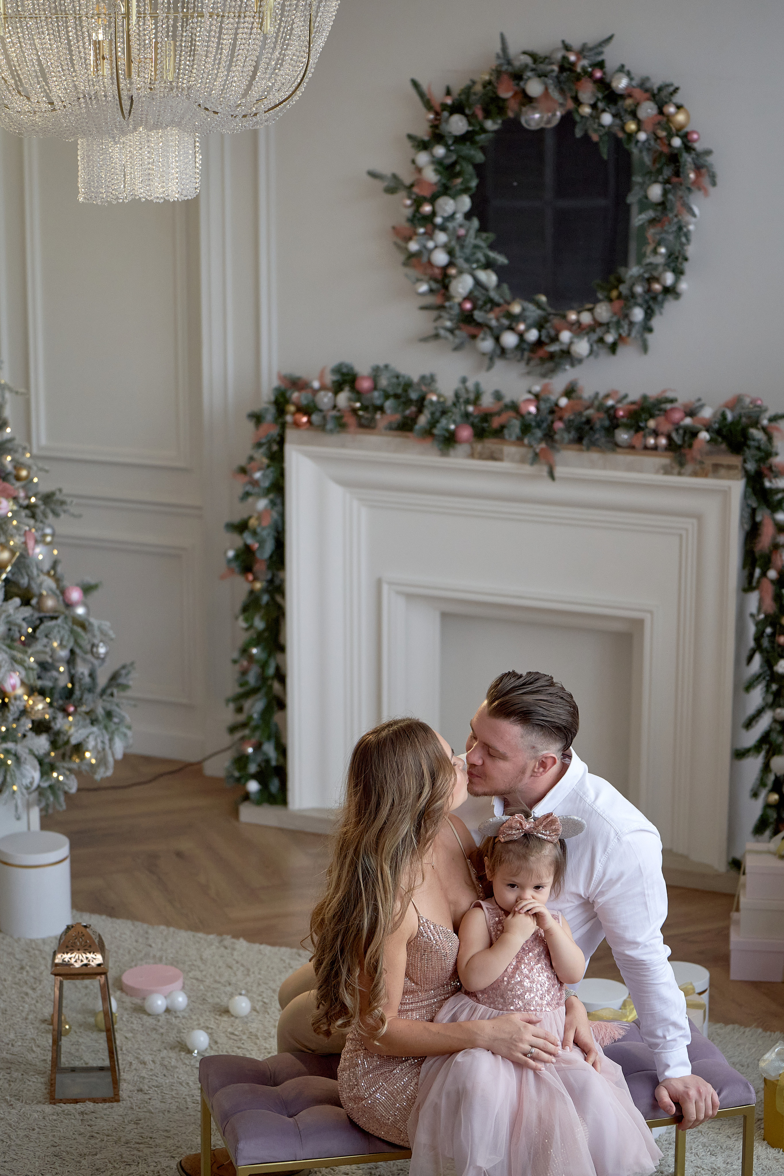 Семейная новогодняя съёмка. Мартазова Екатерина фотограф. Екатеринбург