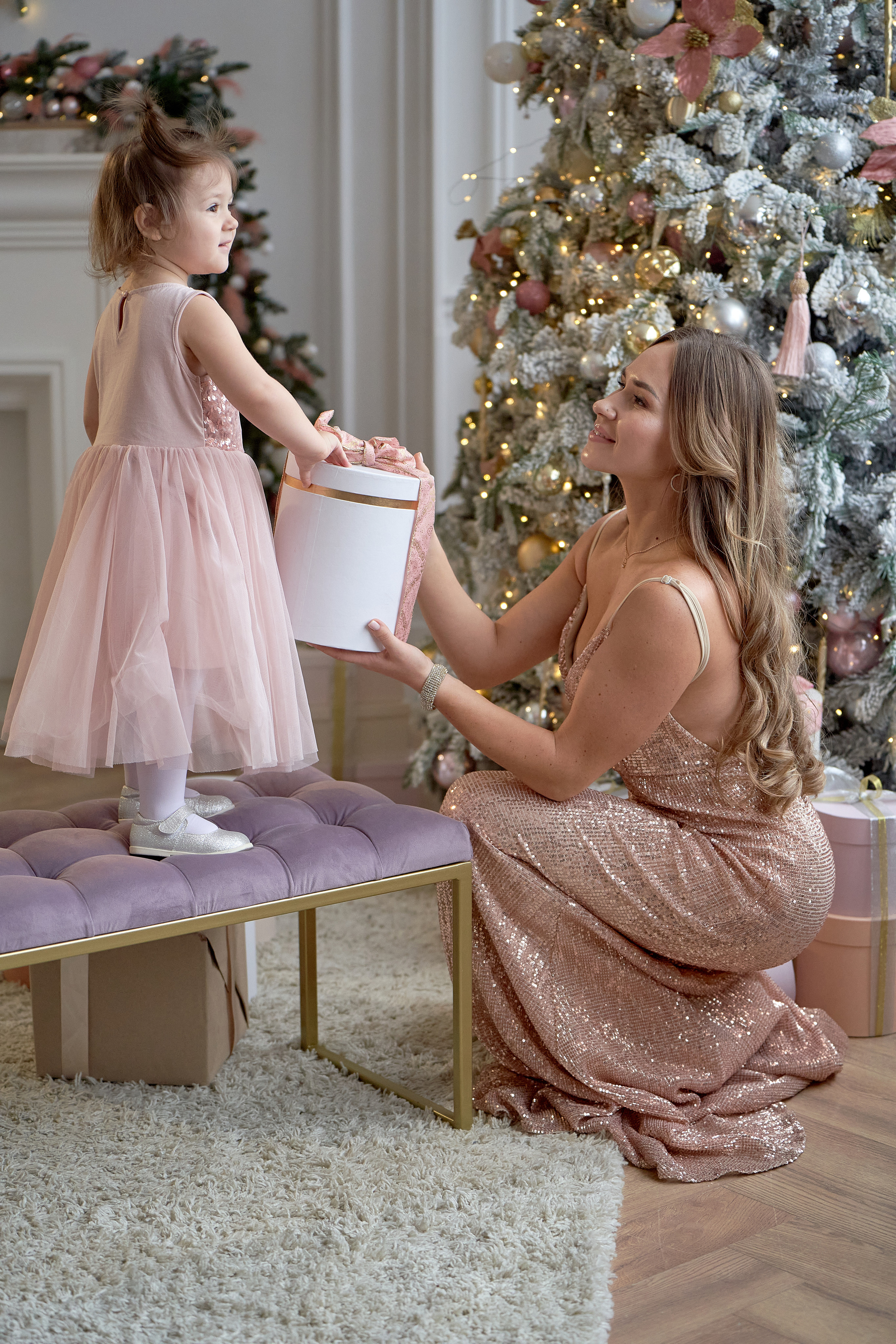 Семейная новогодняя съёмка. Мартазова Екатерина фотограф. Екатеринбург