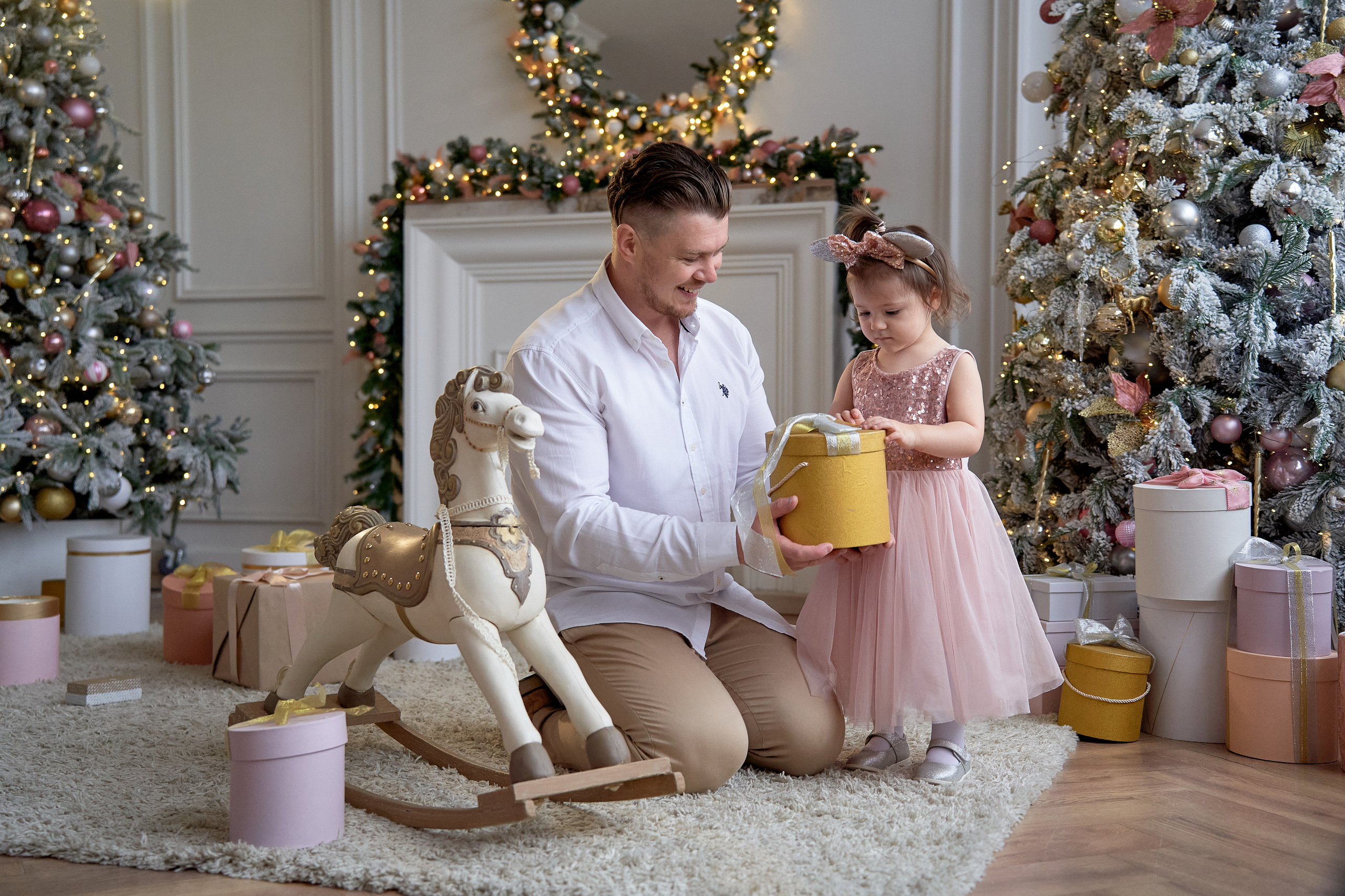 Семейная новогодняя съёмка. Мартазова Екатерина фотограф. Екатеринбург