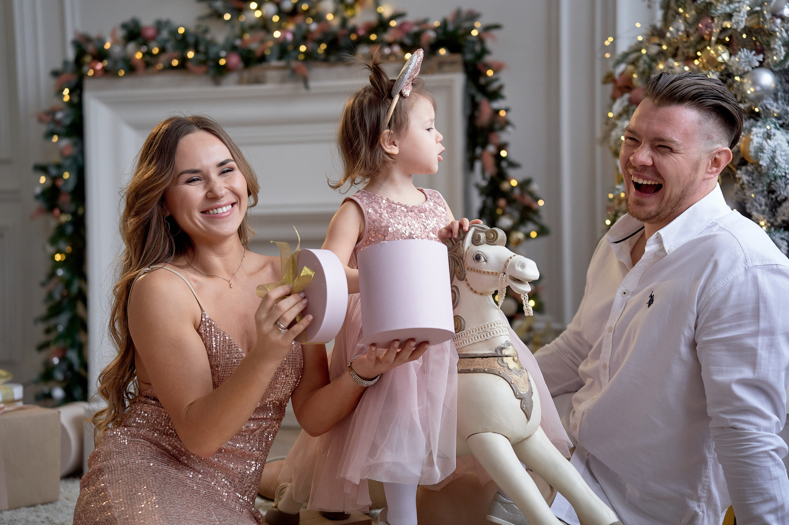Семейная новогодняя съёмка. Мартазова Екатерина фотограф. Екатеринбург