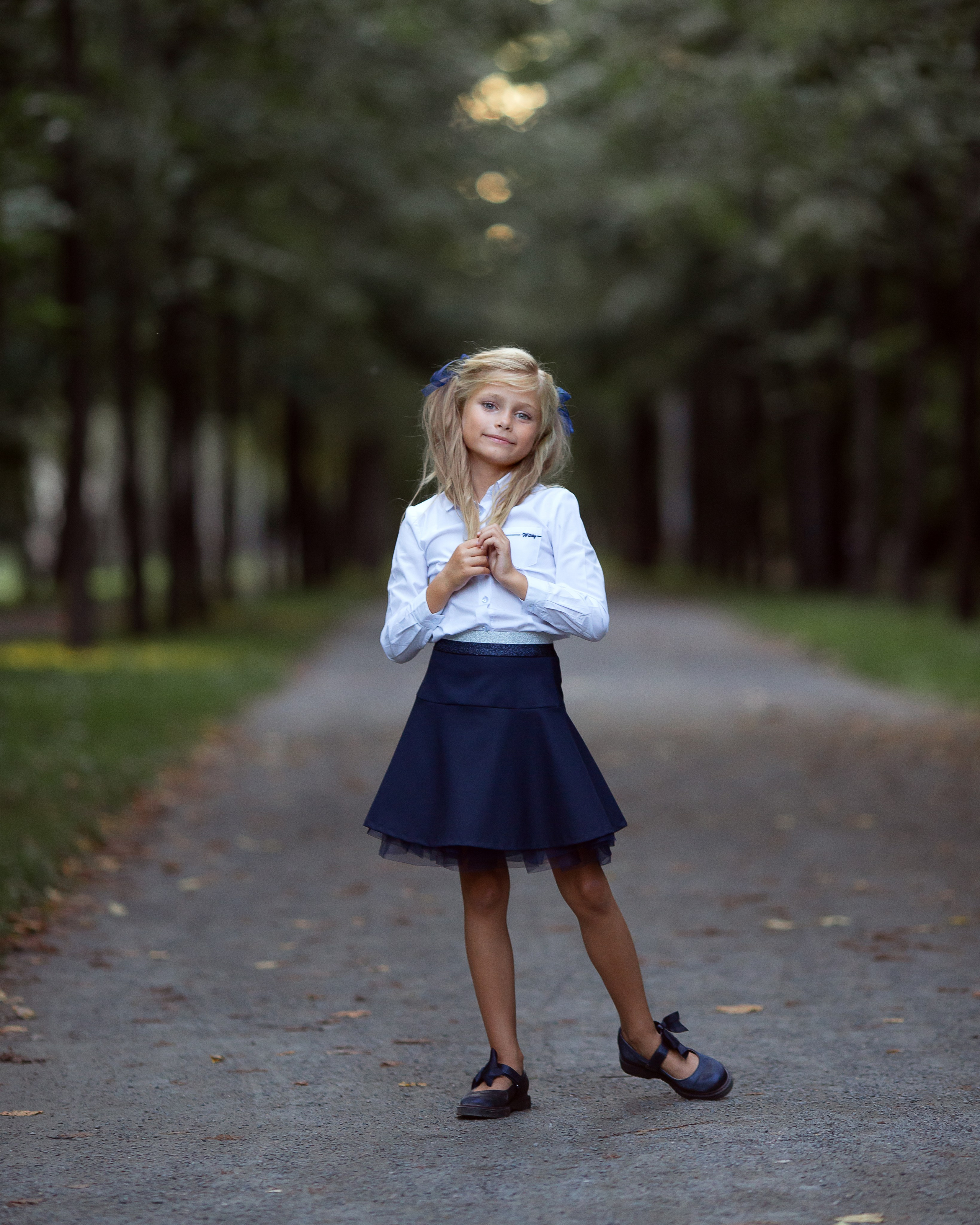 Съемка Алины к 1 сентября. Выпускные альбомы и школьный фотограф в Подольске, Троицке, Щербинке, Москве и Московской области