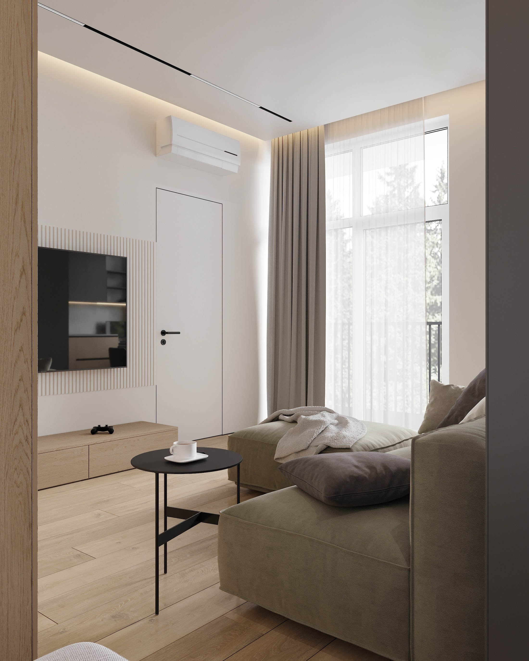 ЖК Sedanka Hills 46.0 кв.м. Дизайнер интерьера и 3D визуализатор Ванчугова Ольга