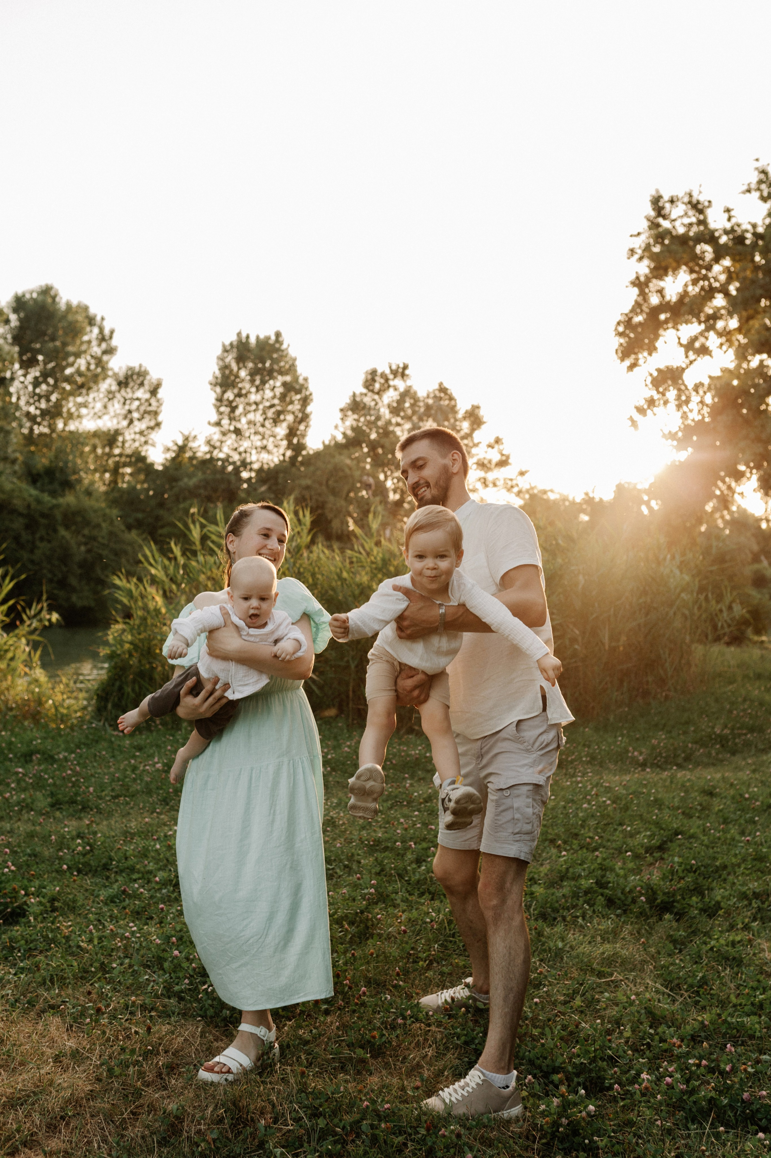 Оксана, Лёша, Рома и Коля. Семейный фотограф в Краснодаре Яна Морева