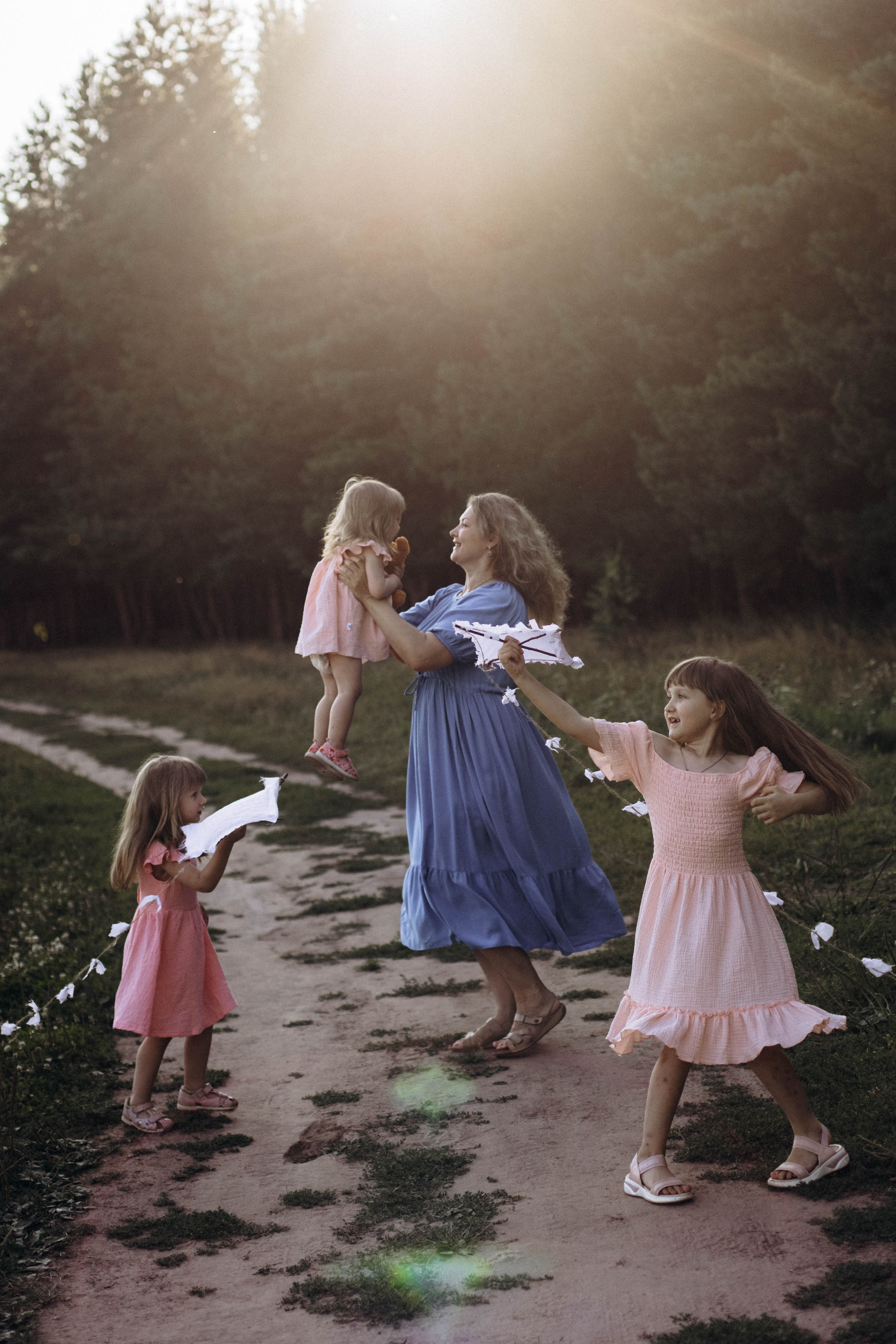 Лена и три принцессы. Семейный фотограф Москва Ирина Малышева