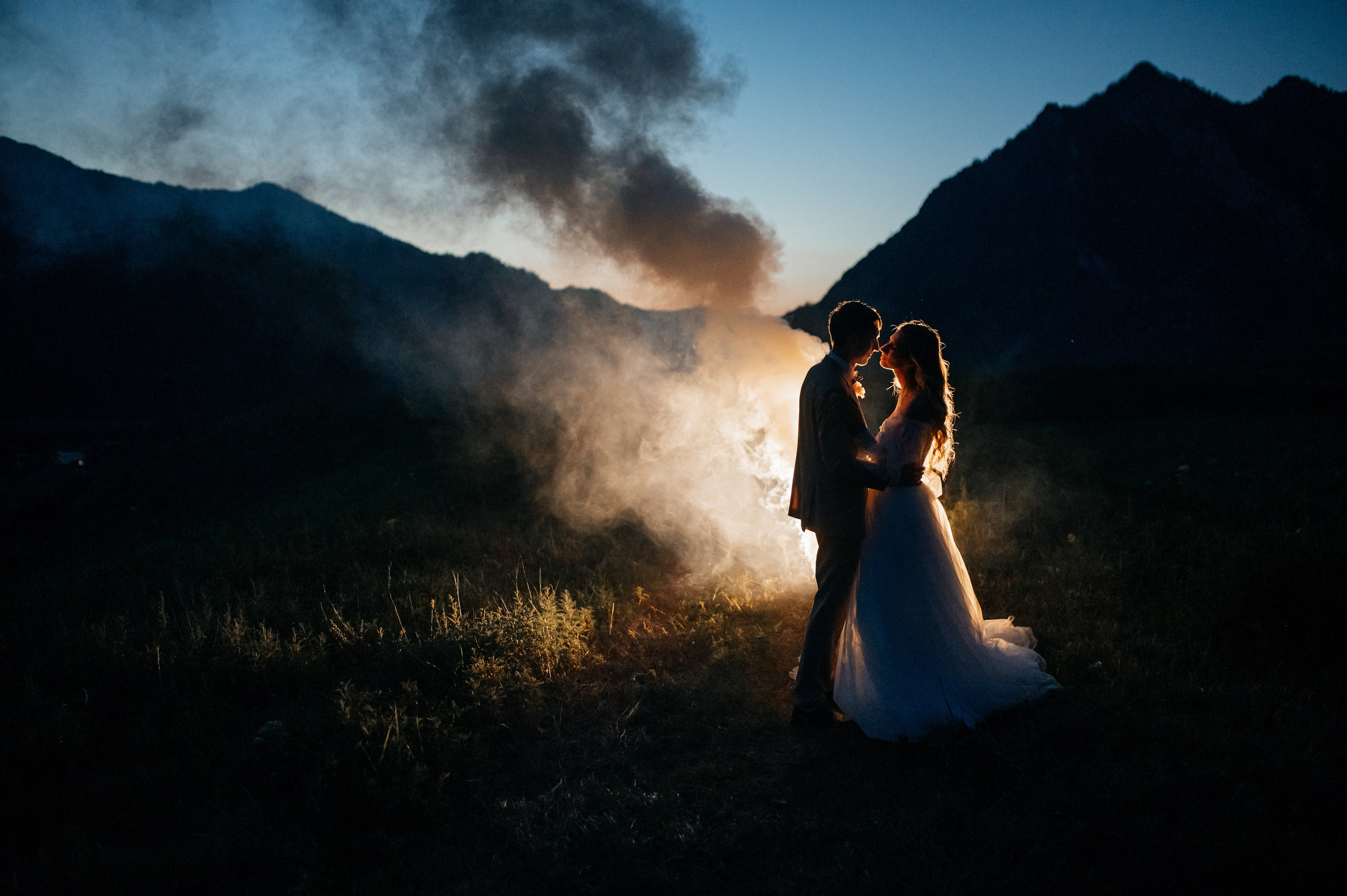 Андрей и Елена. Свадебная  съемка на Алтае