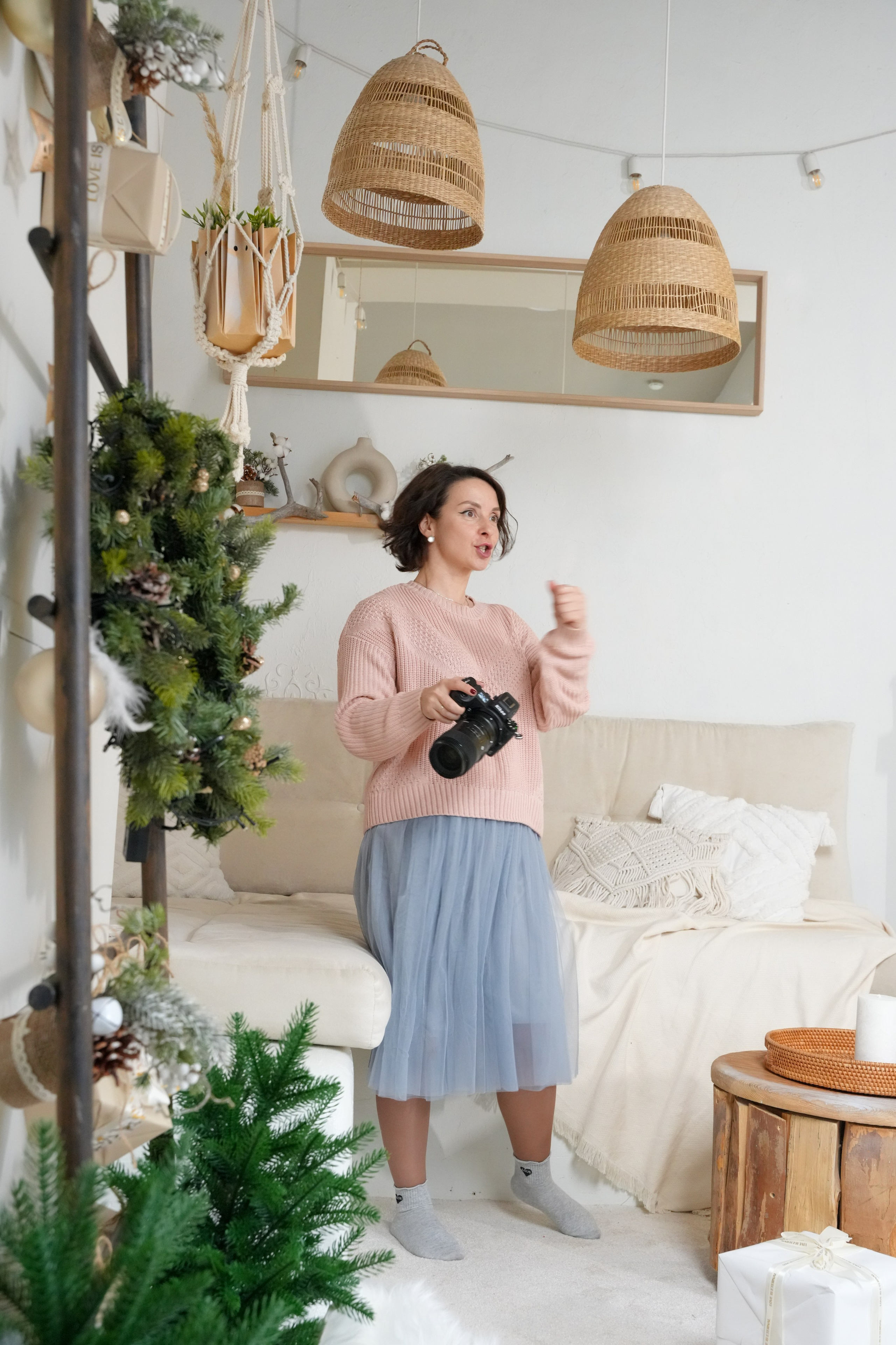 #backstage со съёмки Новогодней семейной истории. Портретный фотограф в Санкт-Петербурге Дмитриева Наталия