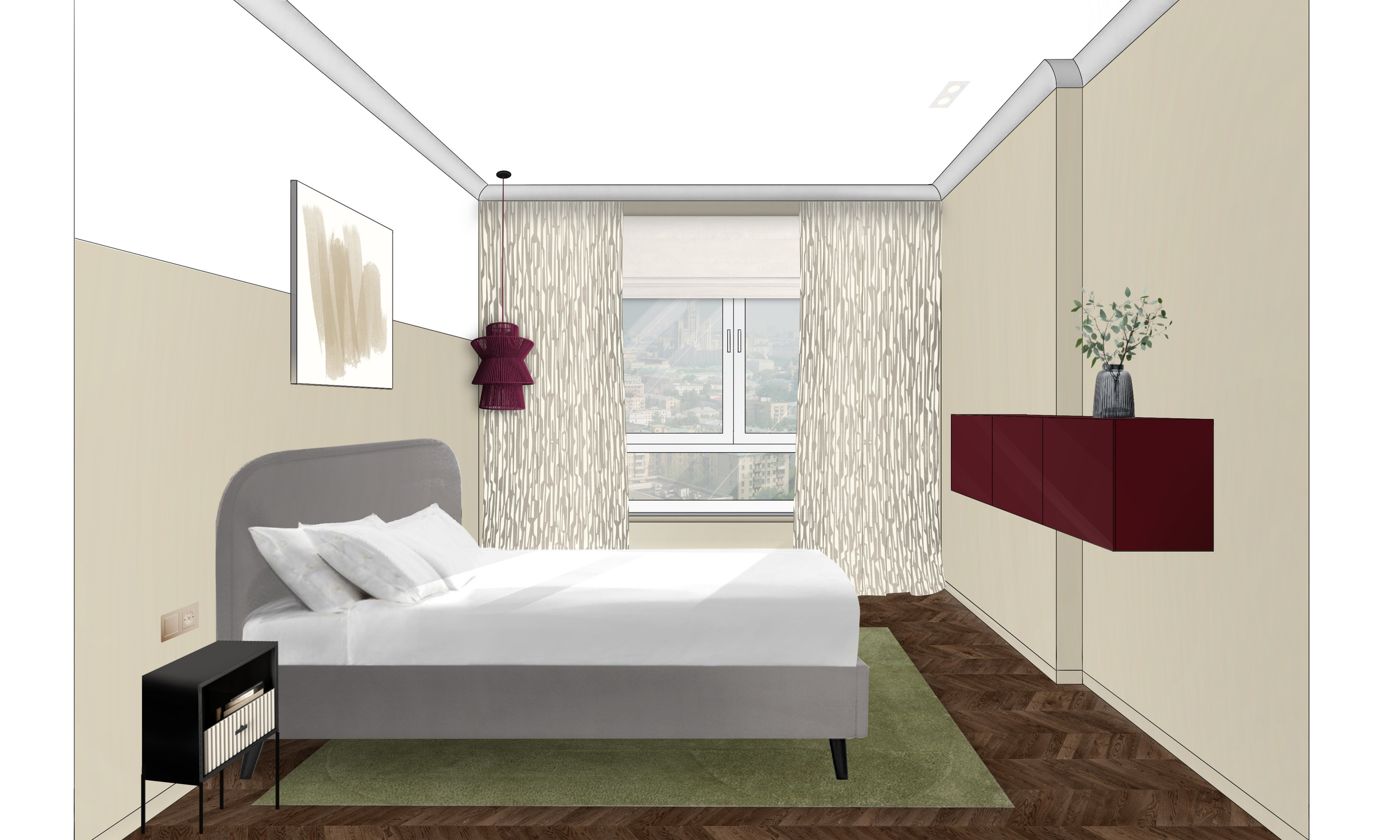 Квартира (дизайнер Елена Яушкина). Дизайн интерьеров по всему миру