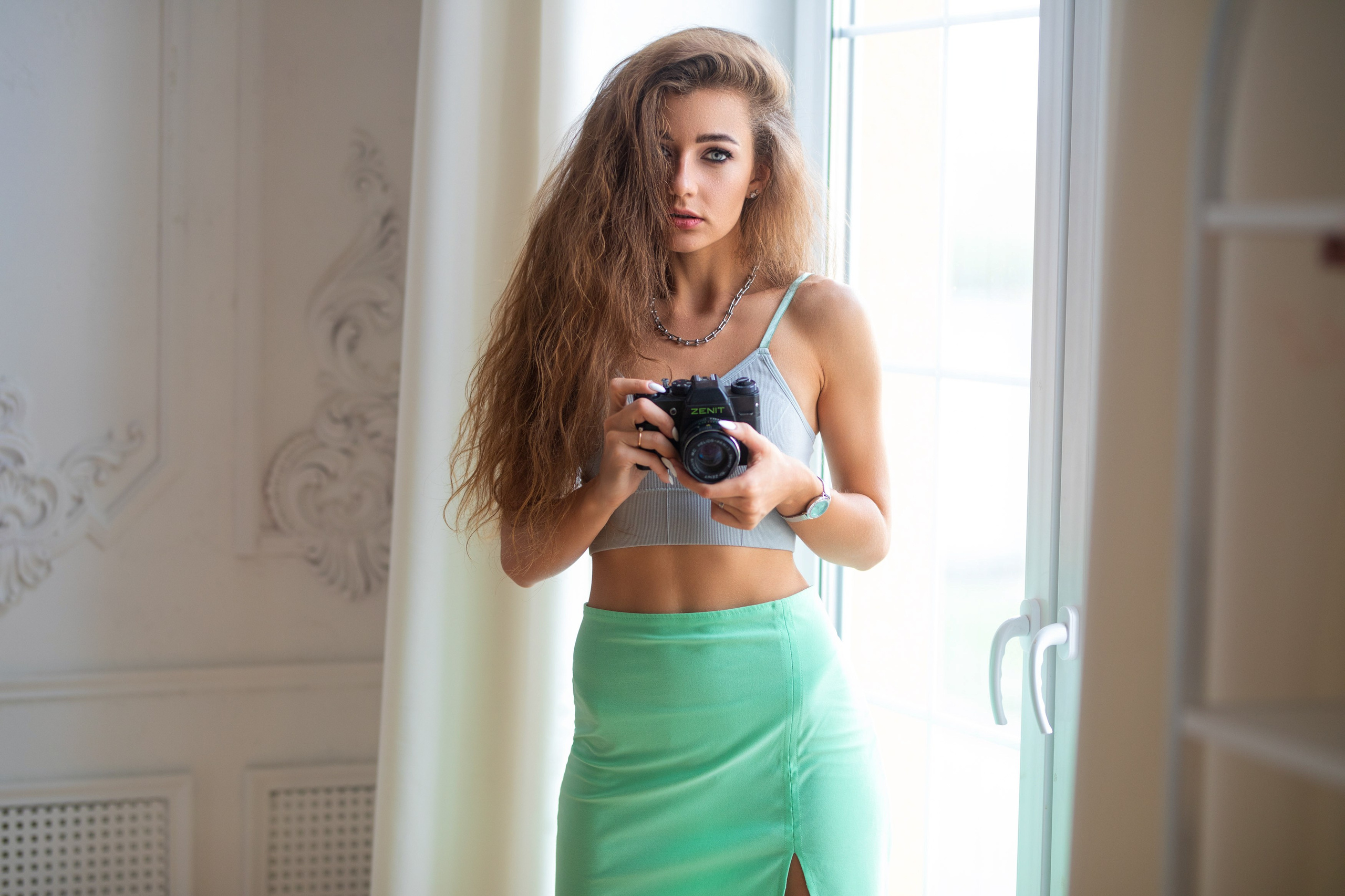 Съемка с Дианой в интерьерной студии и на улице города в формате для «себя»