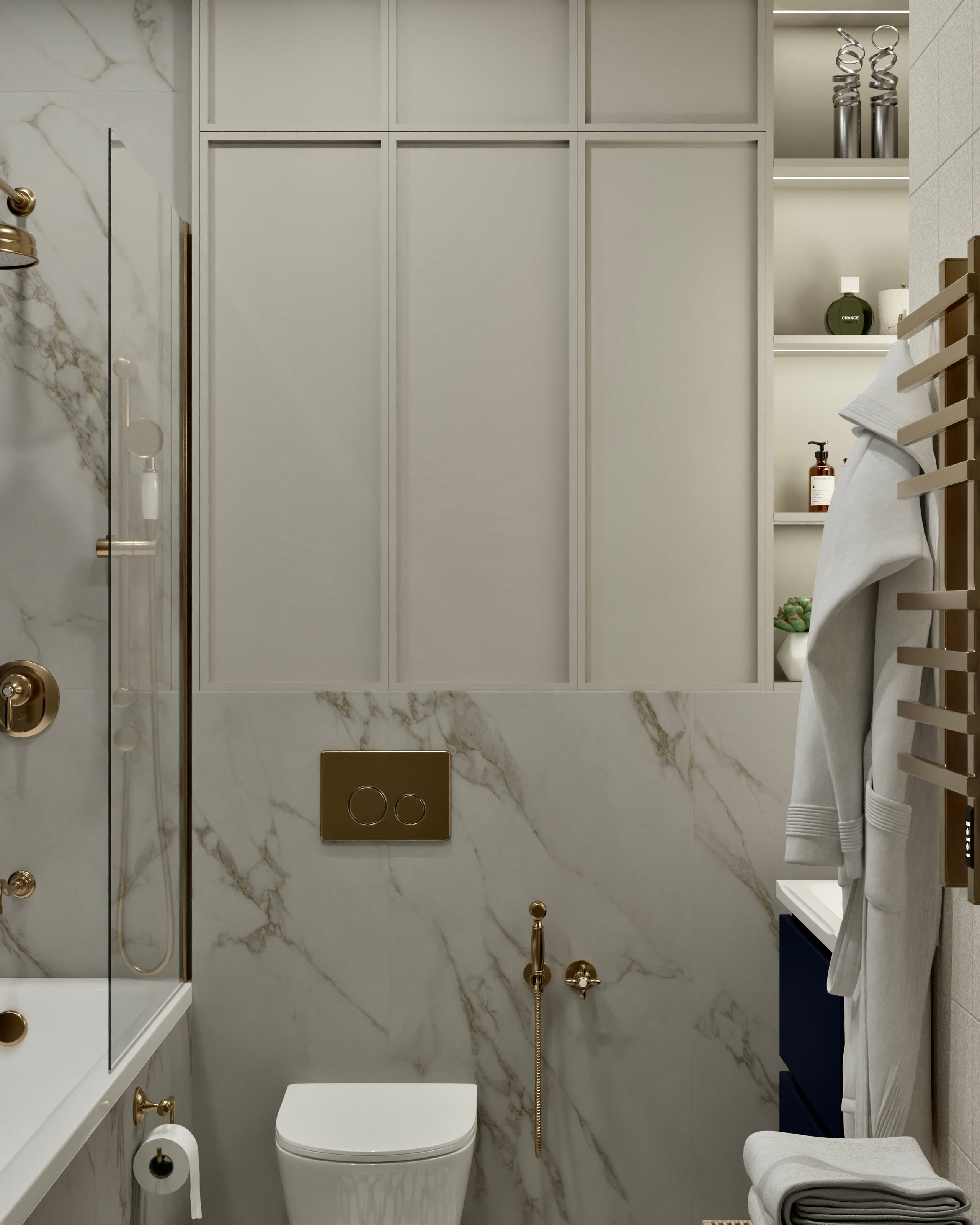 Однокомнатная квартира — 34 м². DMDesign — студия дизайна интерьеров