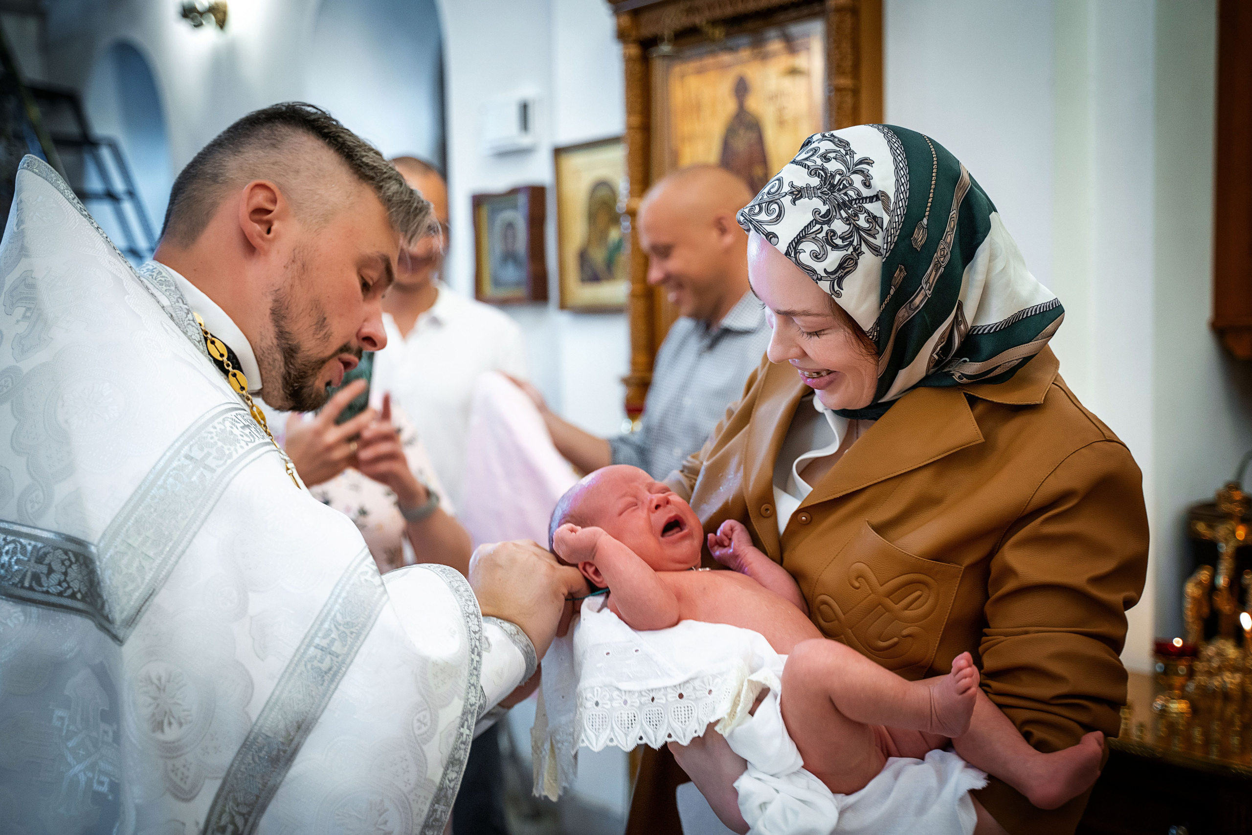 Крещение Александры. Фотограф Мария Орлова