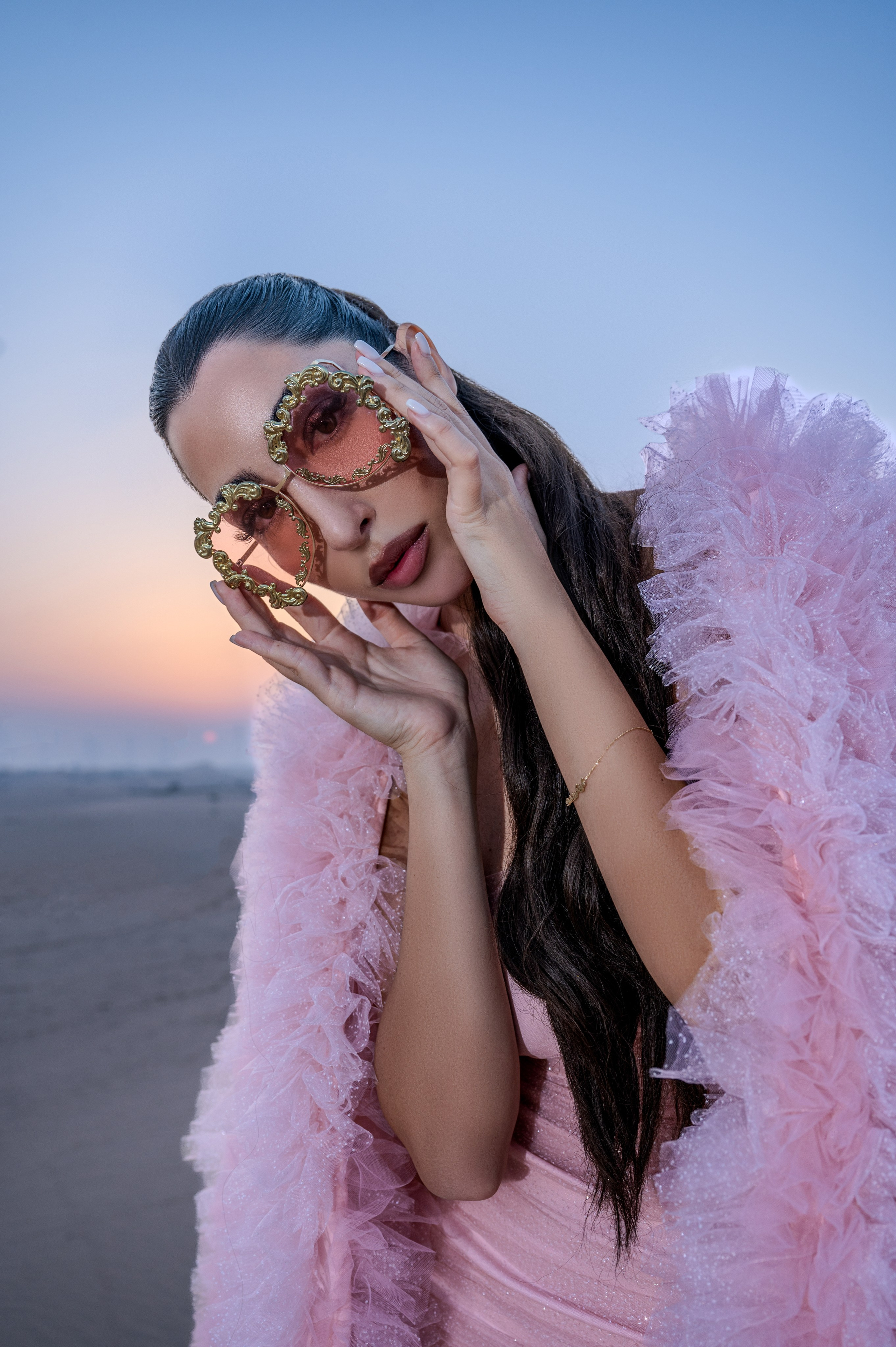 Pink desert Marshmallow. Коммерческий фотограф Москва /Дубай, эксклюзивные фэшн фотосессии