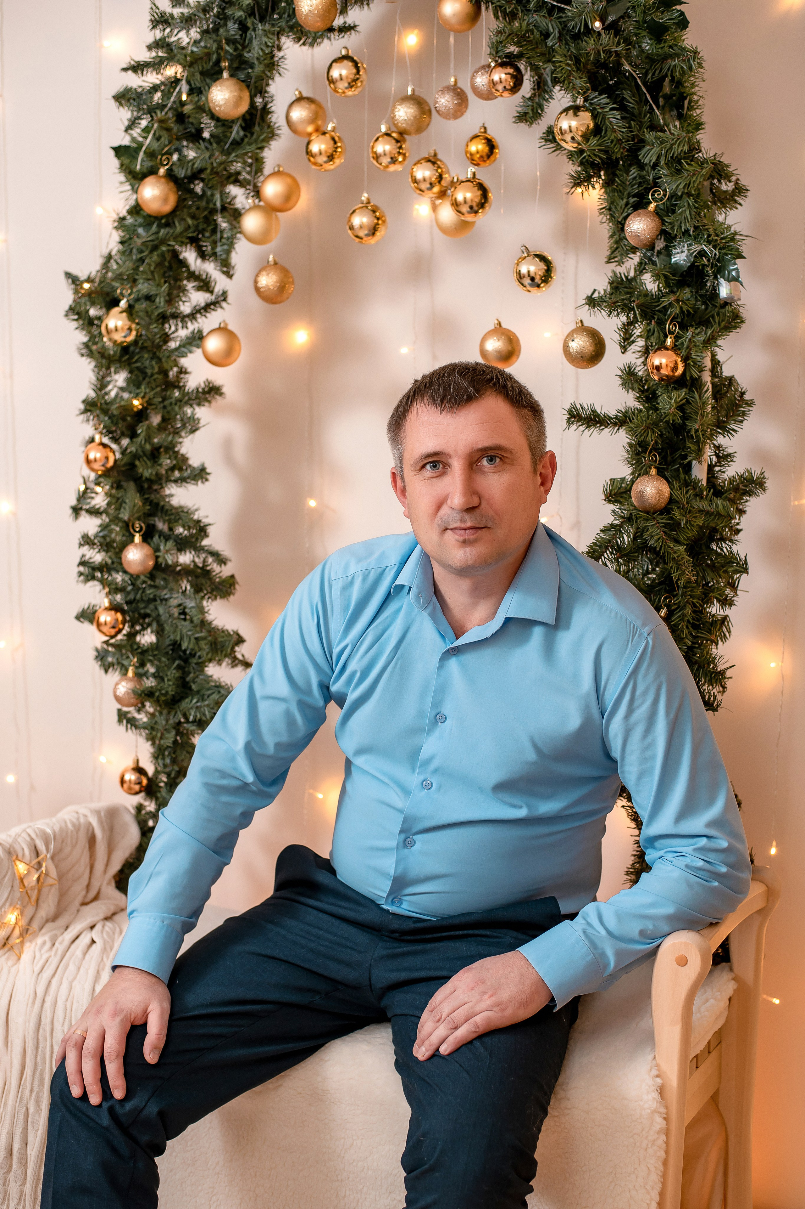 Олеся и её семья в НГ 2025. Семейный и детский фотограф Наталья Горда