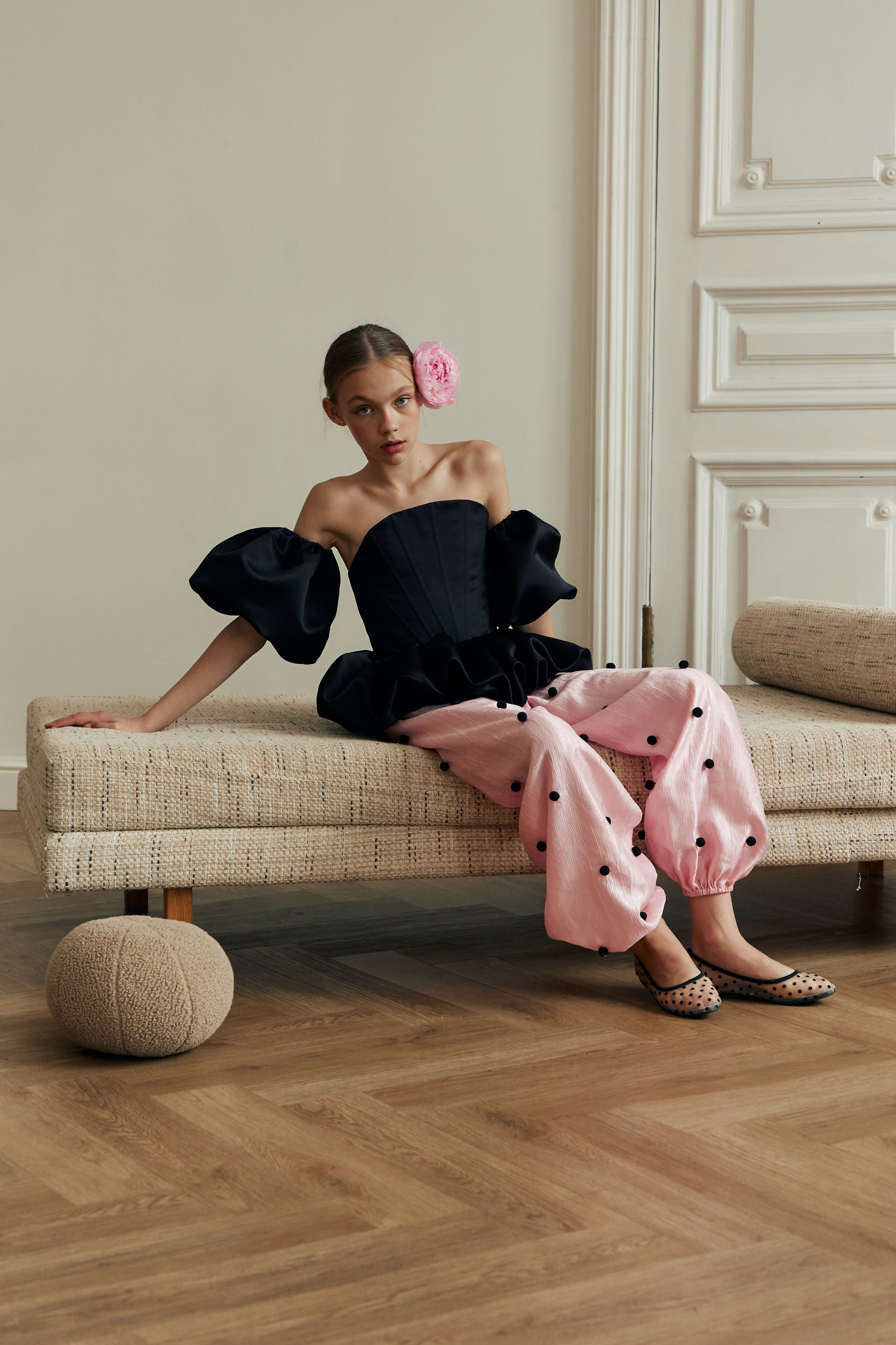 Peony съемка для бренда детской одежды. Фотограф в Санкт-Петербурге и Москве