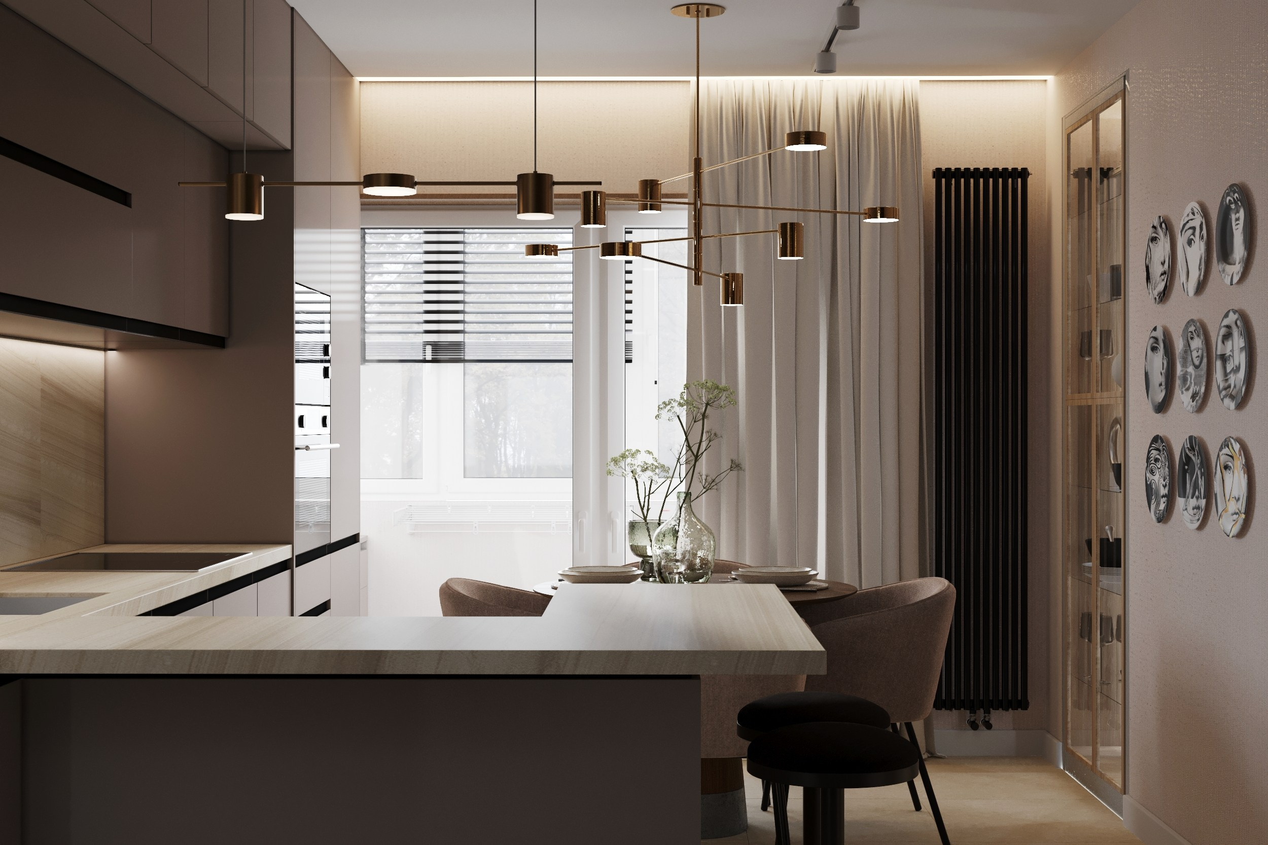 Кухня-гостиная. Arrogant Arch