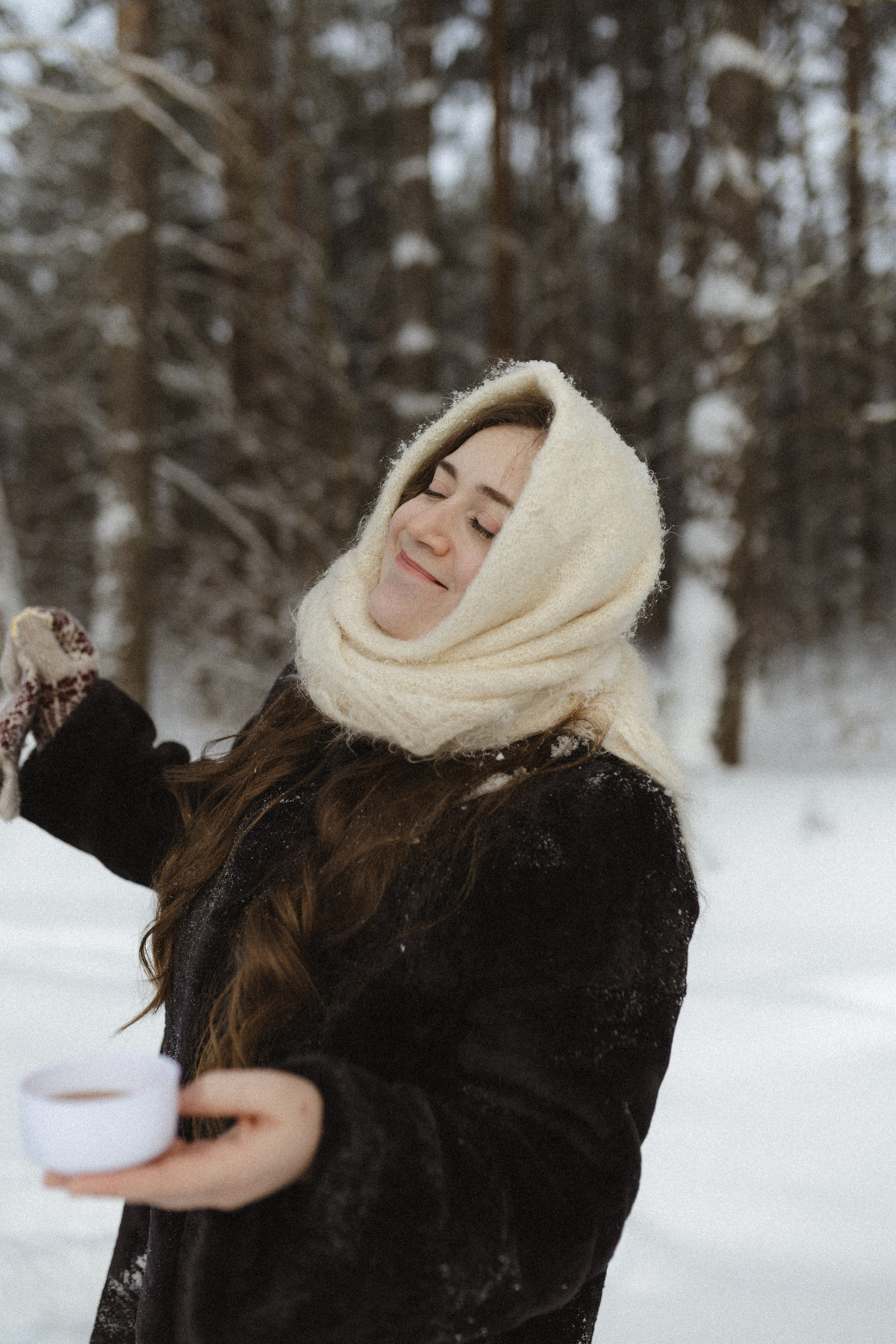 Зима не холодная, когда рядом свои. Семейный фотограф в Москве Алина Савченко