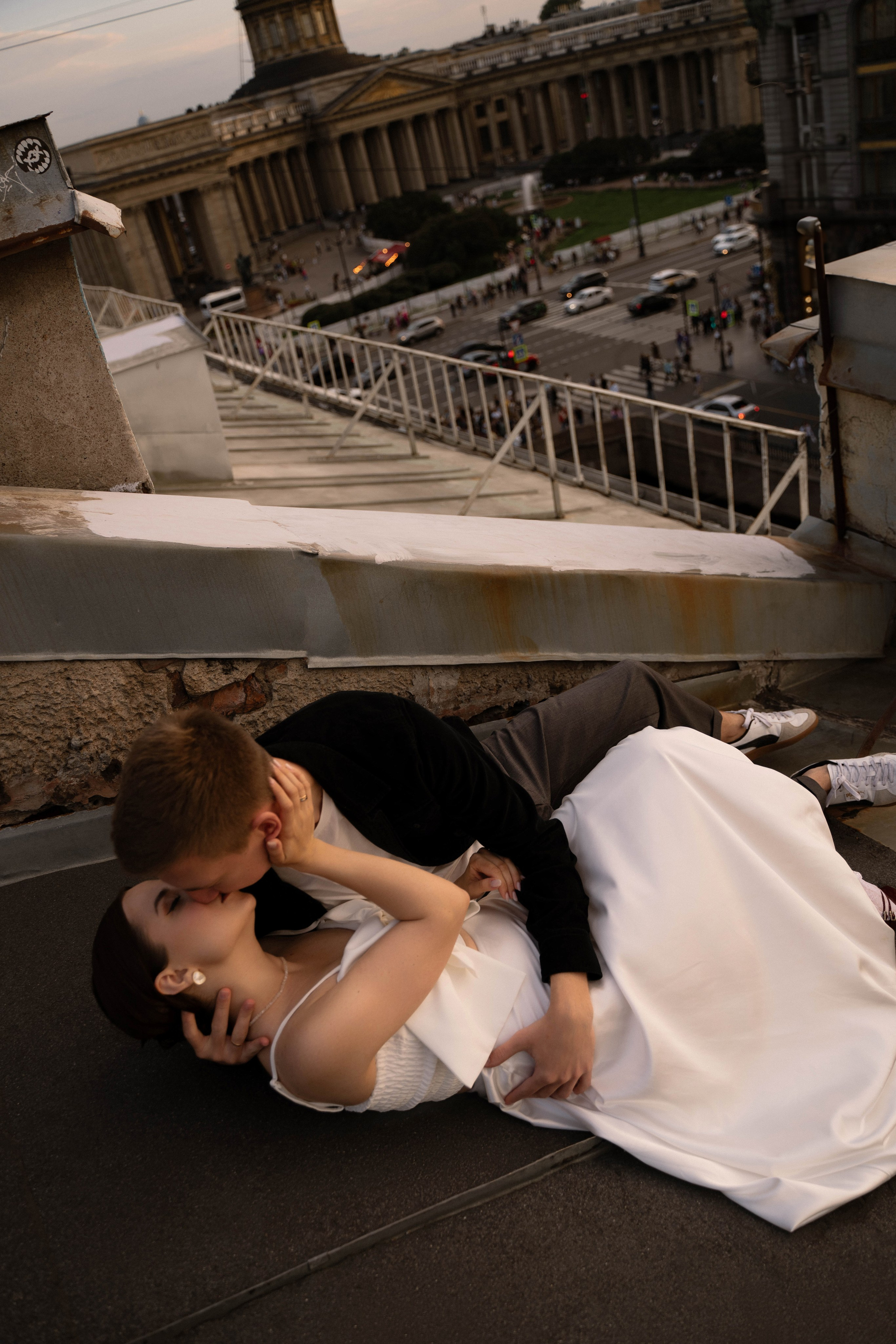 Романтика Питерских крыш. Свадебный фотограф в Краснодаре и Санкт-Петербурге Евгения Алексеева