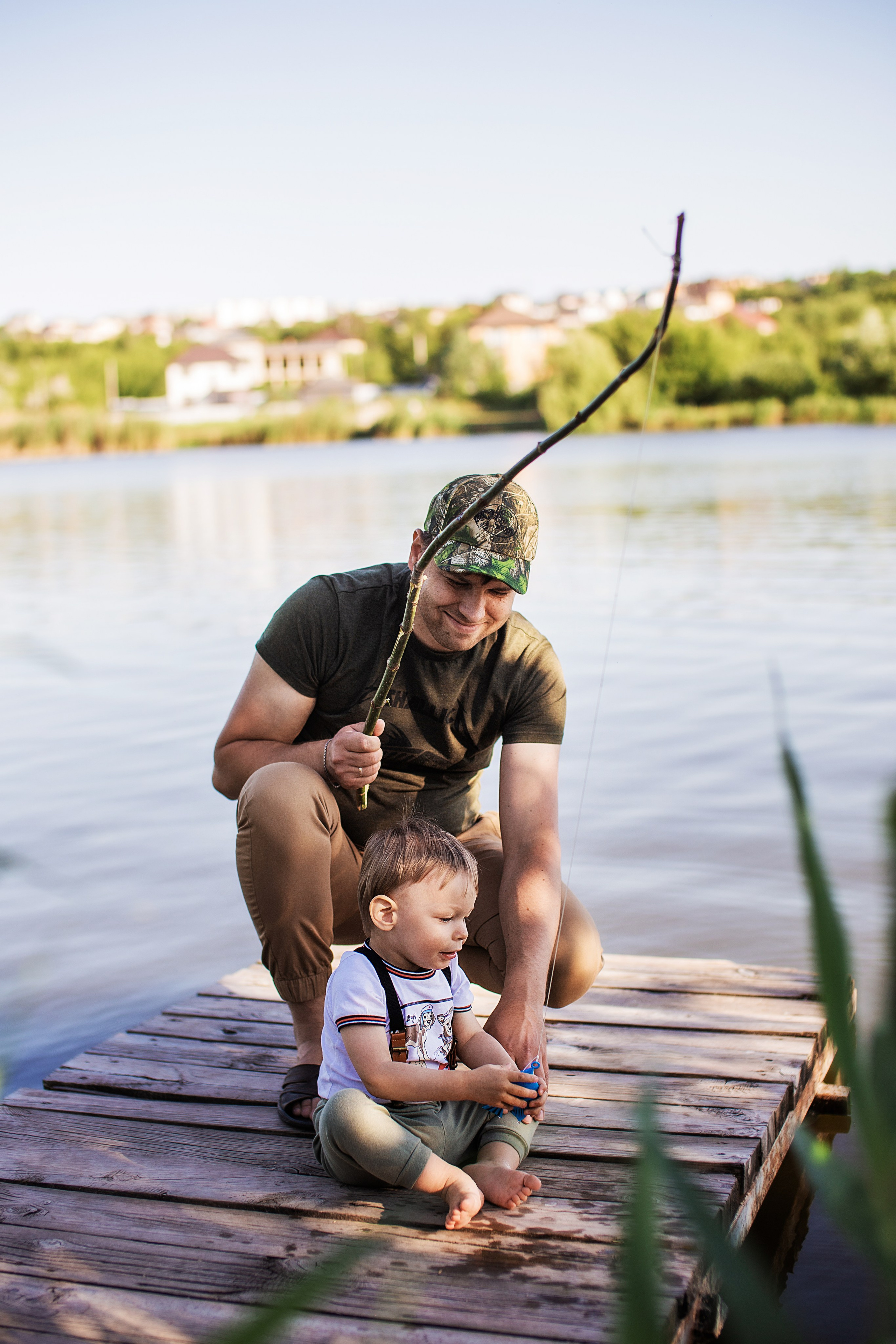На рыбалке. Семейный фотограф в Саратове