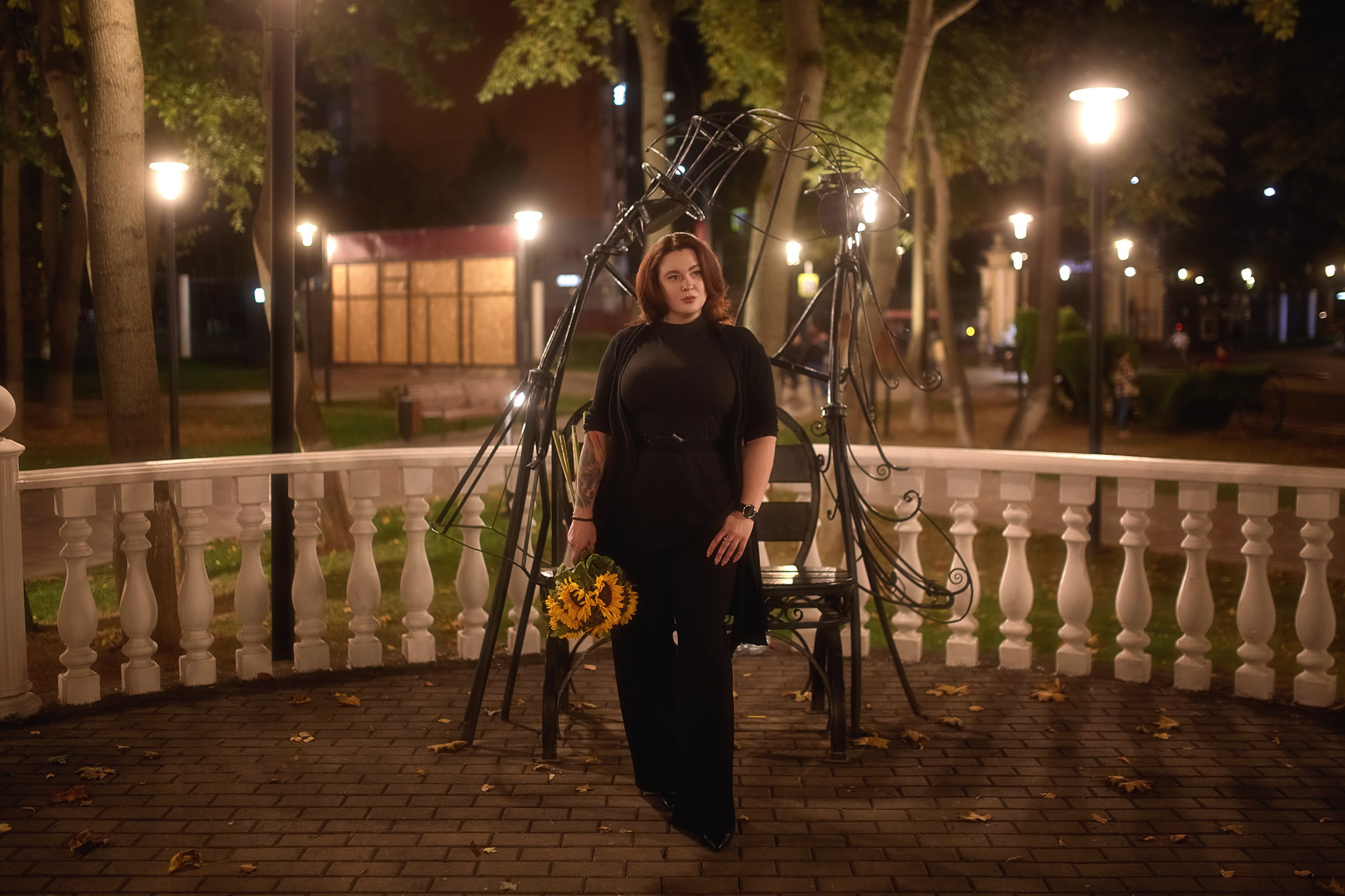 Сентябрьские подсолнухи. Фотограф Роман Желтухин