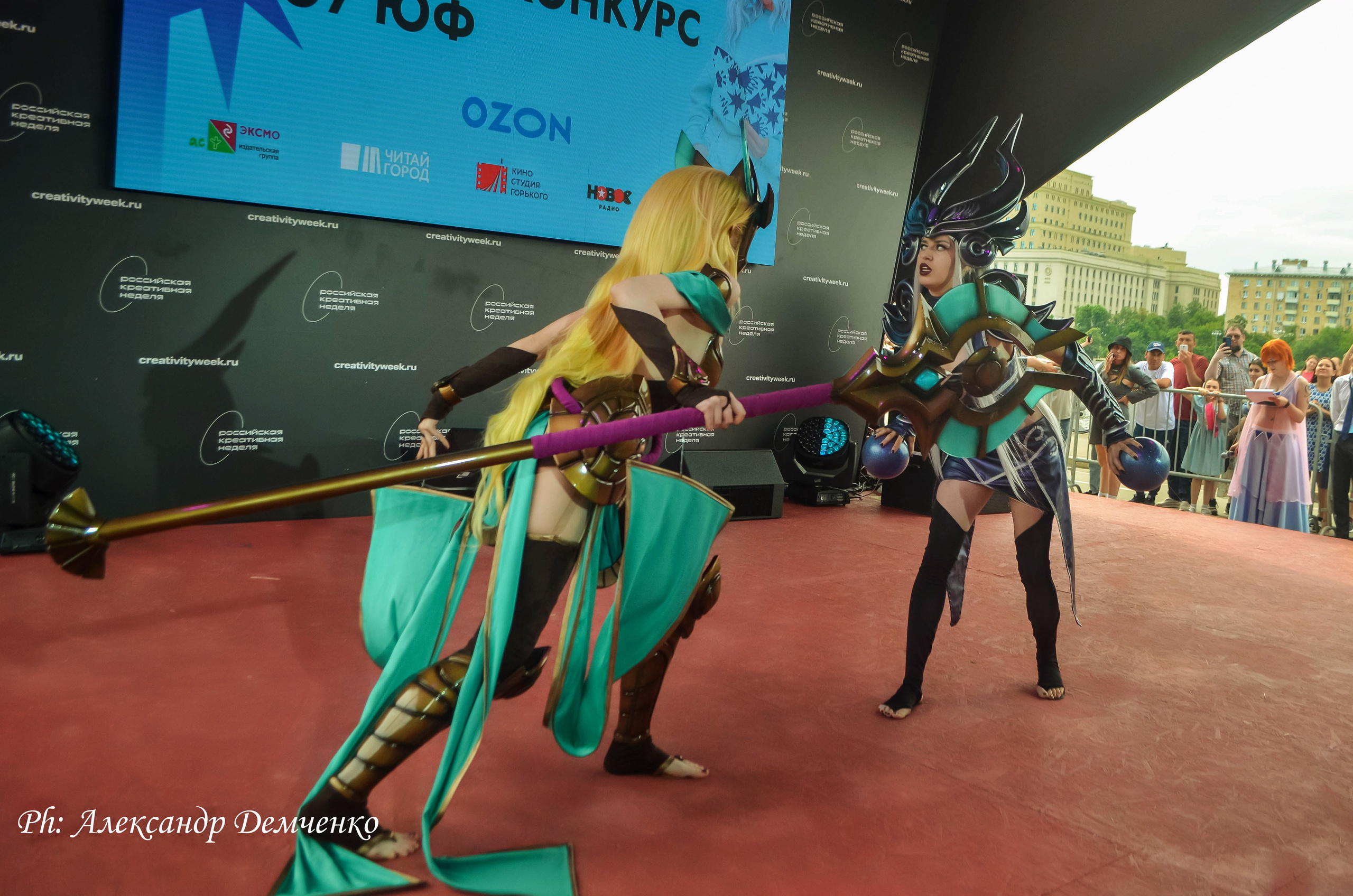 Фотосессия сцены в Москве на разных репортажных мероприятий