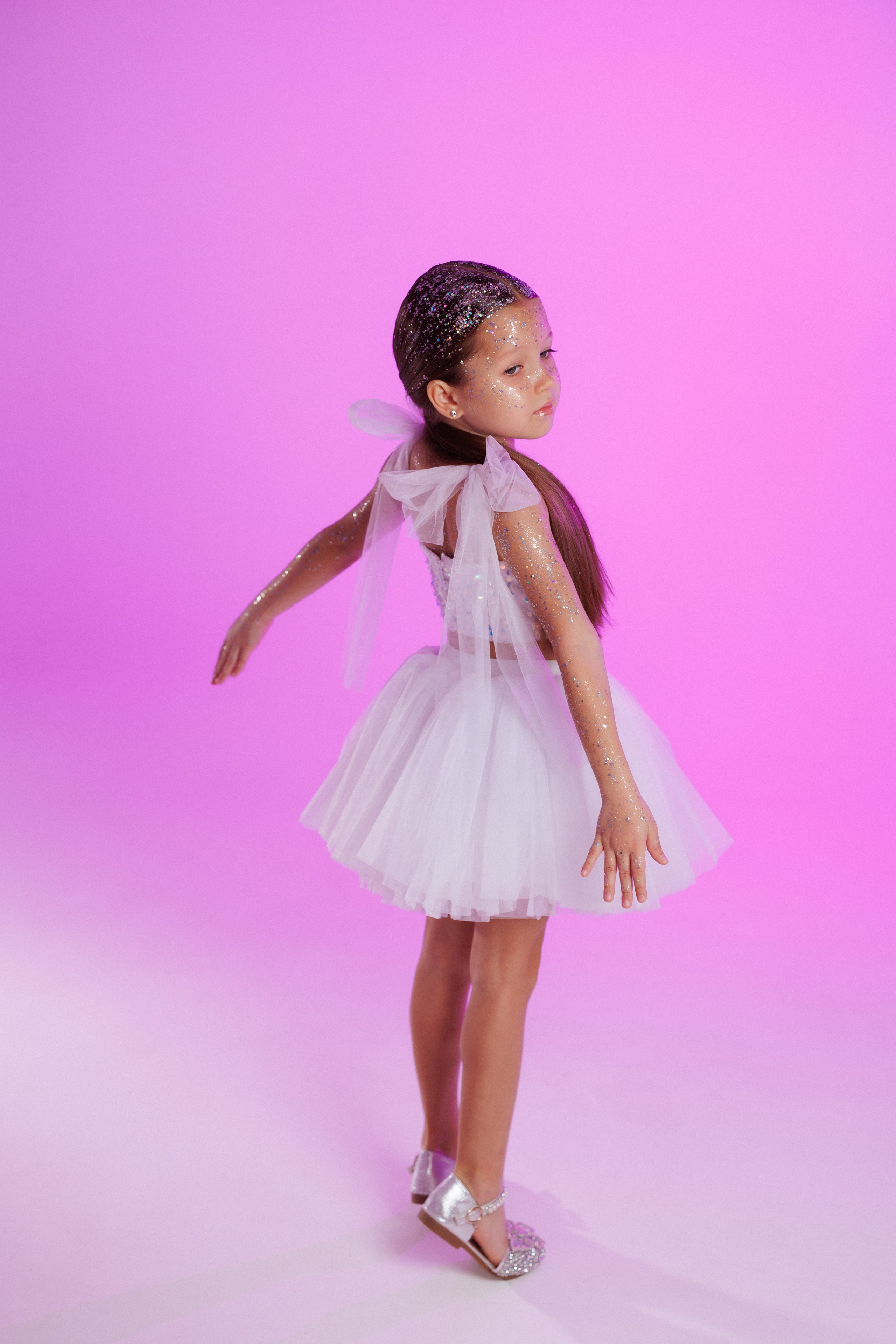 Детская фотосессия с блёстками на теле и лице. Семейный и детский фотограф в Краснодаре Анна Трашкова