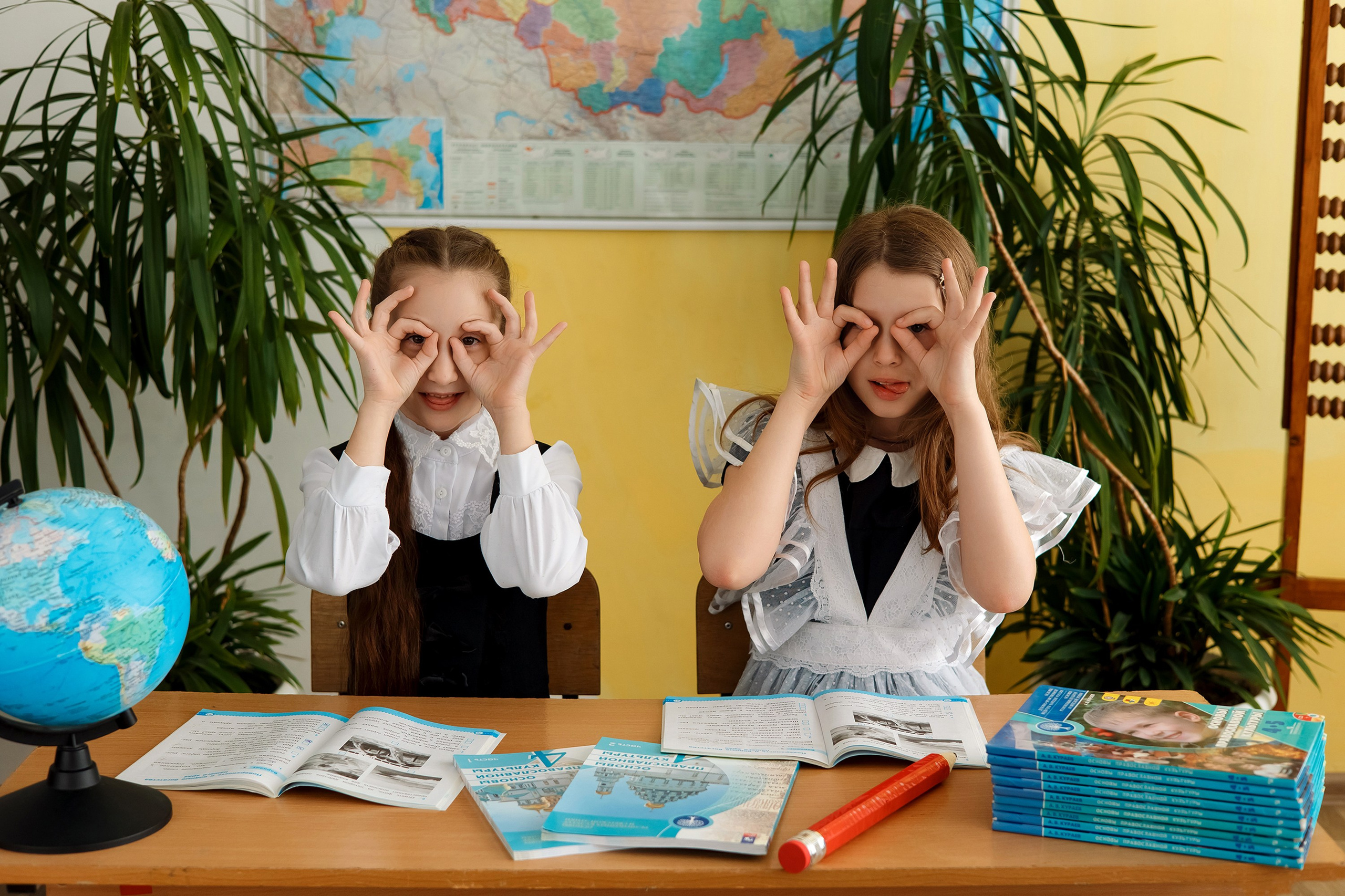 4 класс с. Барабаш. Фотограф Любовь Корниенко, Примоский край