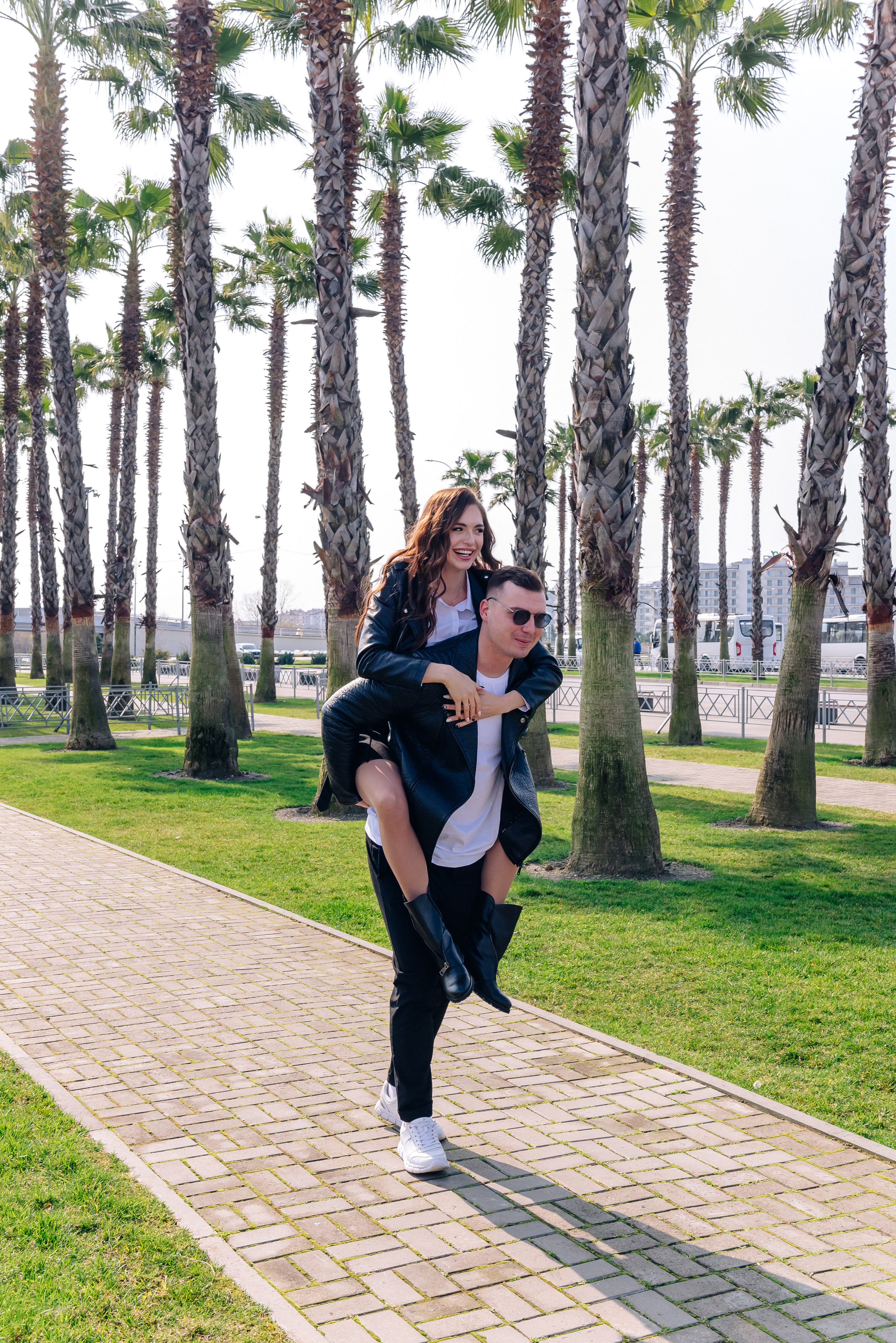 Фотосессия влюблённых в стиле Калифорния. Портретный фотограф Москва Светлана Кашура