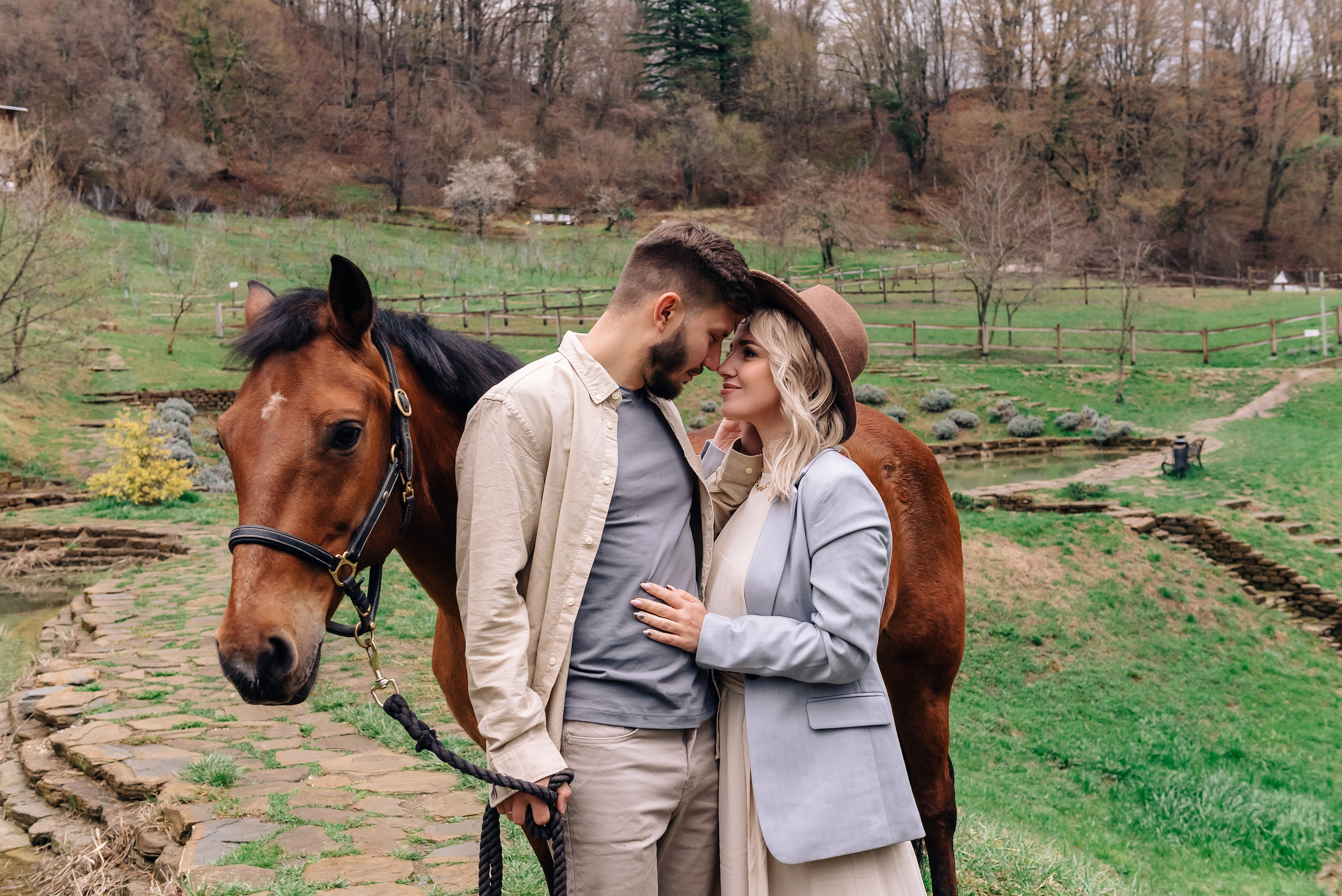Фотосессия на природе Анны и Артёма. Портретный фотограф Москва Светлана Кашура
