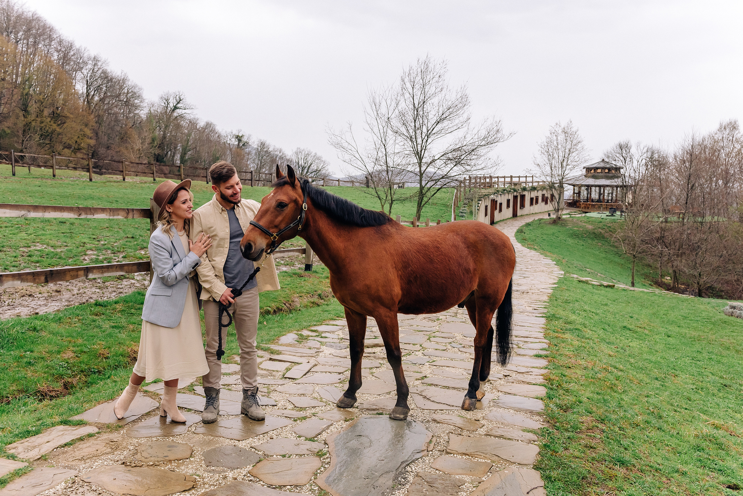 Фотосессия на природе Анны и Артёма. Портретный фотограф Москва Светлана Кашура