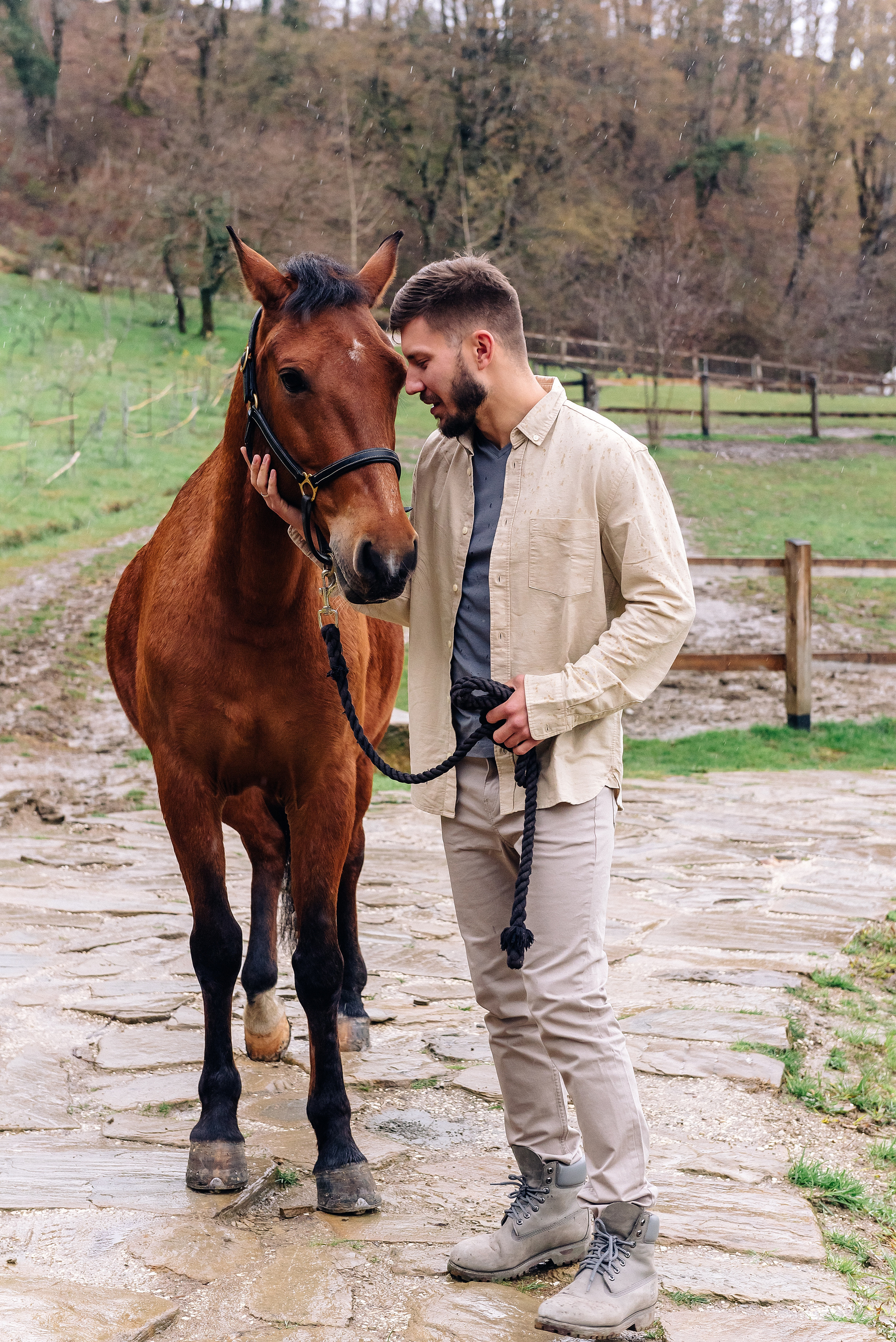 Фотосессия на природе Анны и Артёма. Портретный фотограф Москва Светлана Кашура