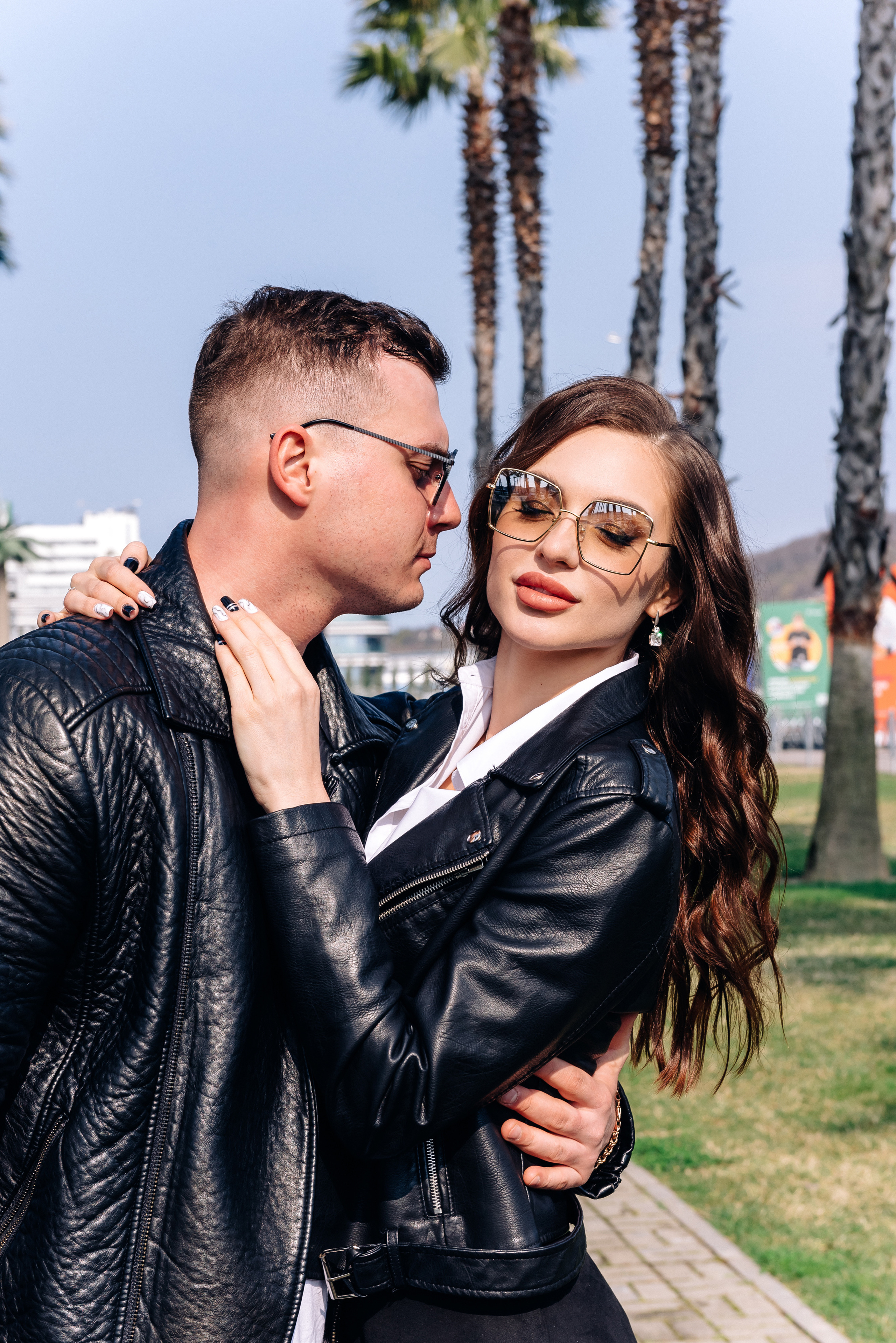 Фотосессия влюблённых в стиле Калифорния. Портретный фотограф Москва Светлана Кашура