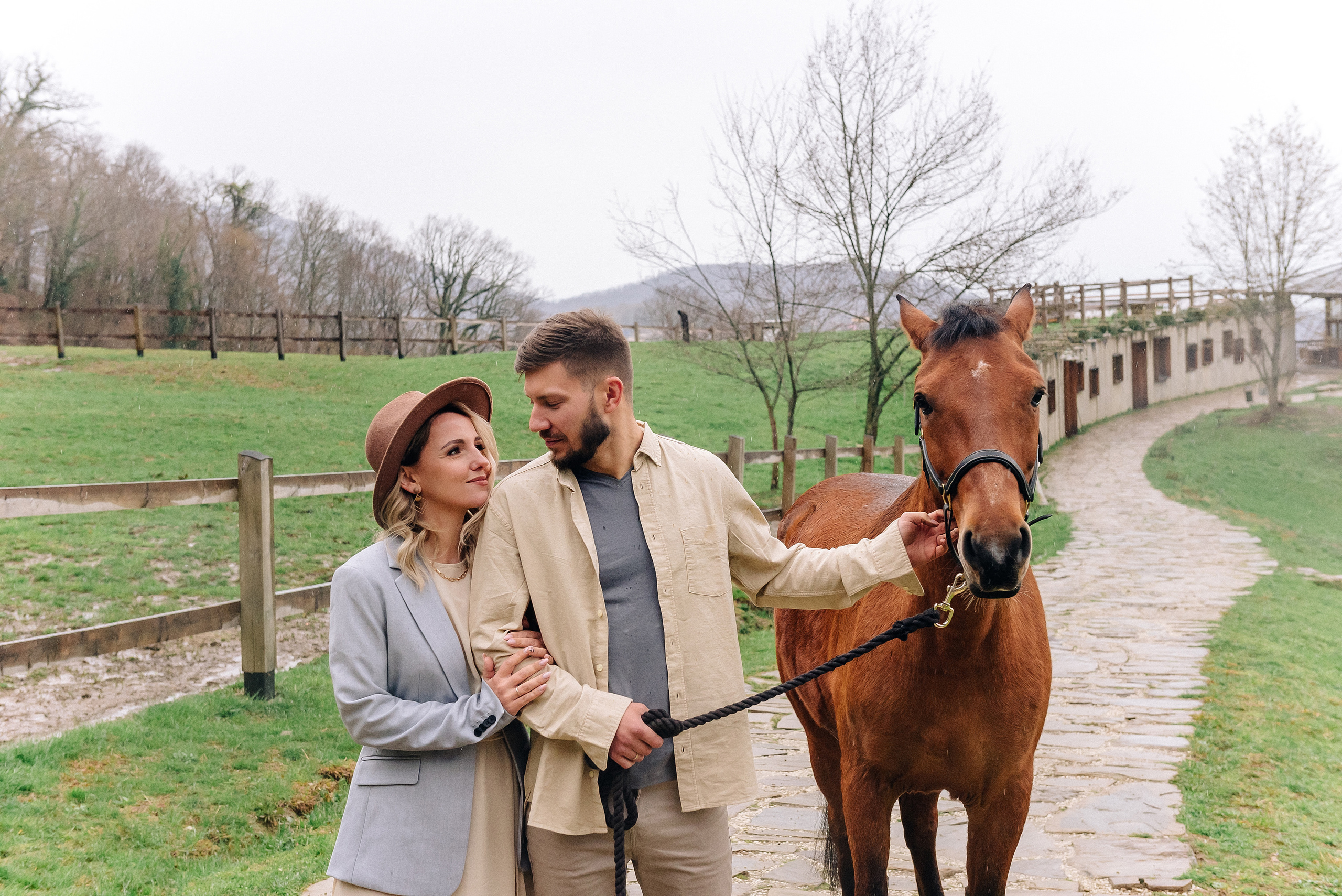 Фотосессия на природе Анны и Артёма. Портретный фотограф Москва Светлана Кашура