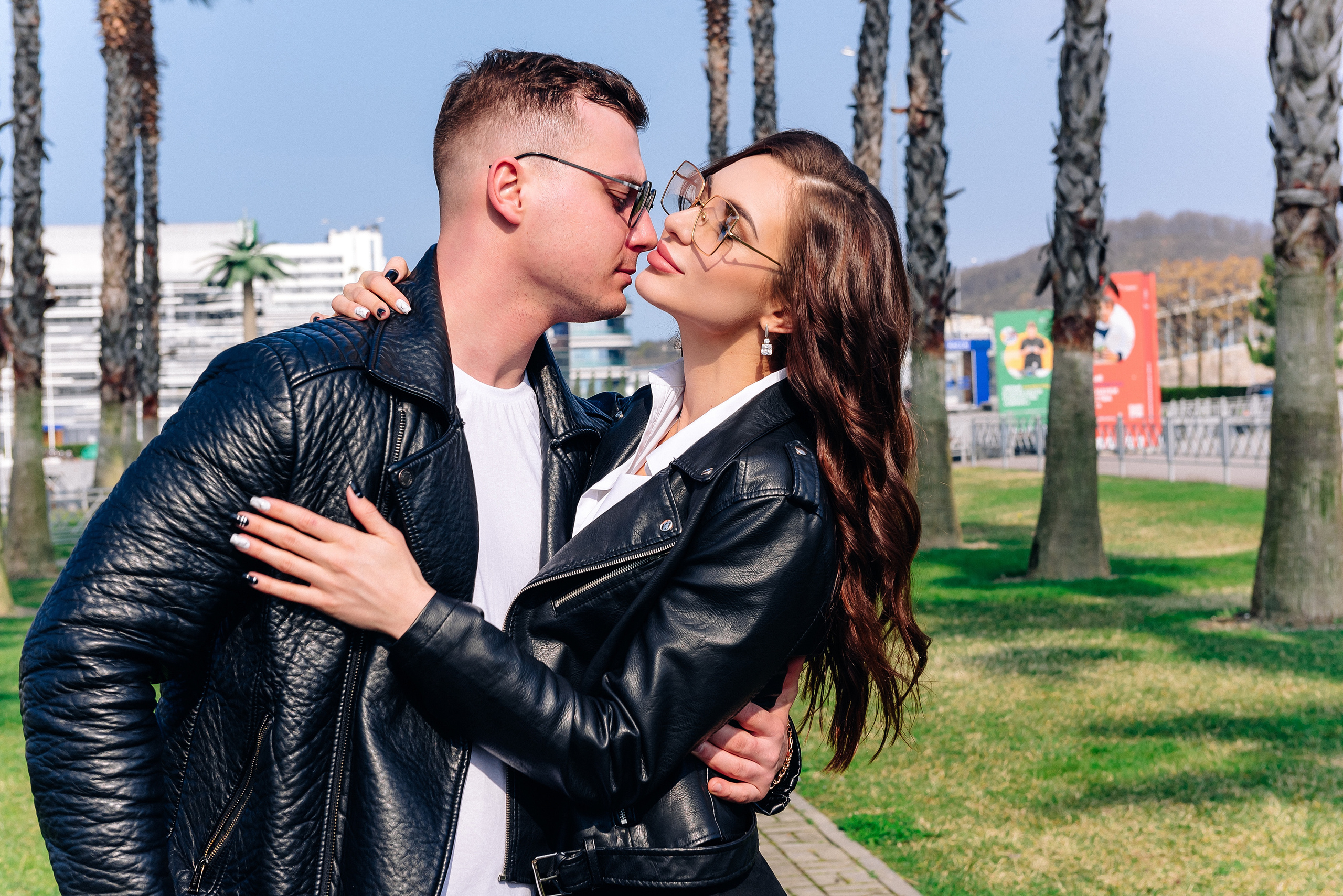 Фотосессия влюблённых в стиле Калифорния. Портретный фотограф Москва Светлана Кашура