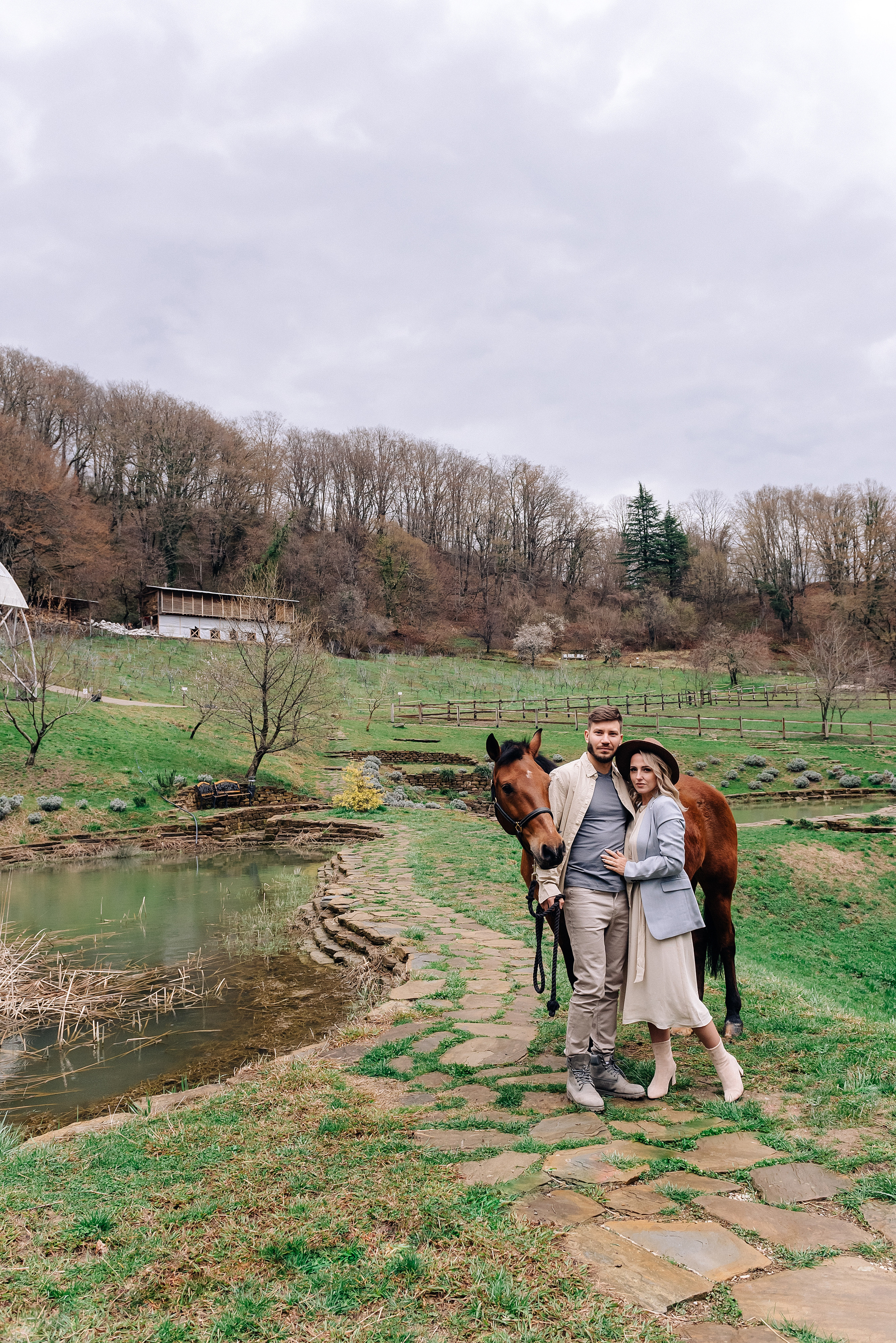 Фотосессия на природе Анны и Артёма. Портретный фотограф Москва Светлана Кашура