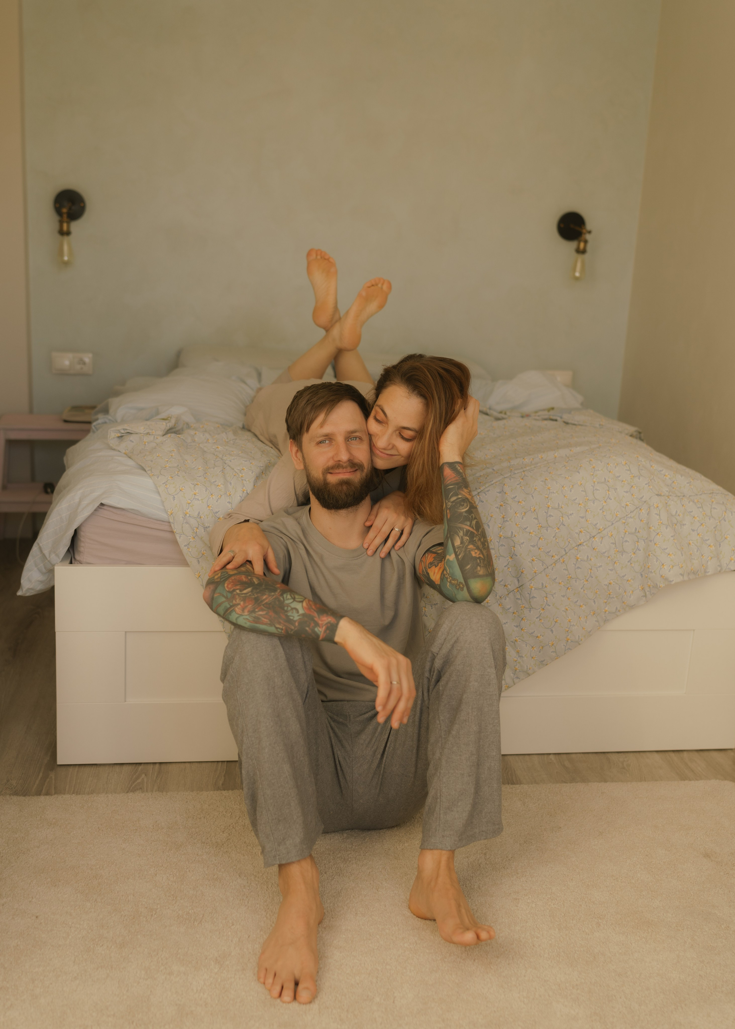 Катя и Андрей | домашняя. Фотограф в Новосибирске Диана Ильиных