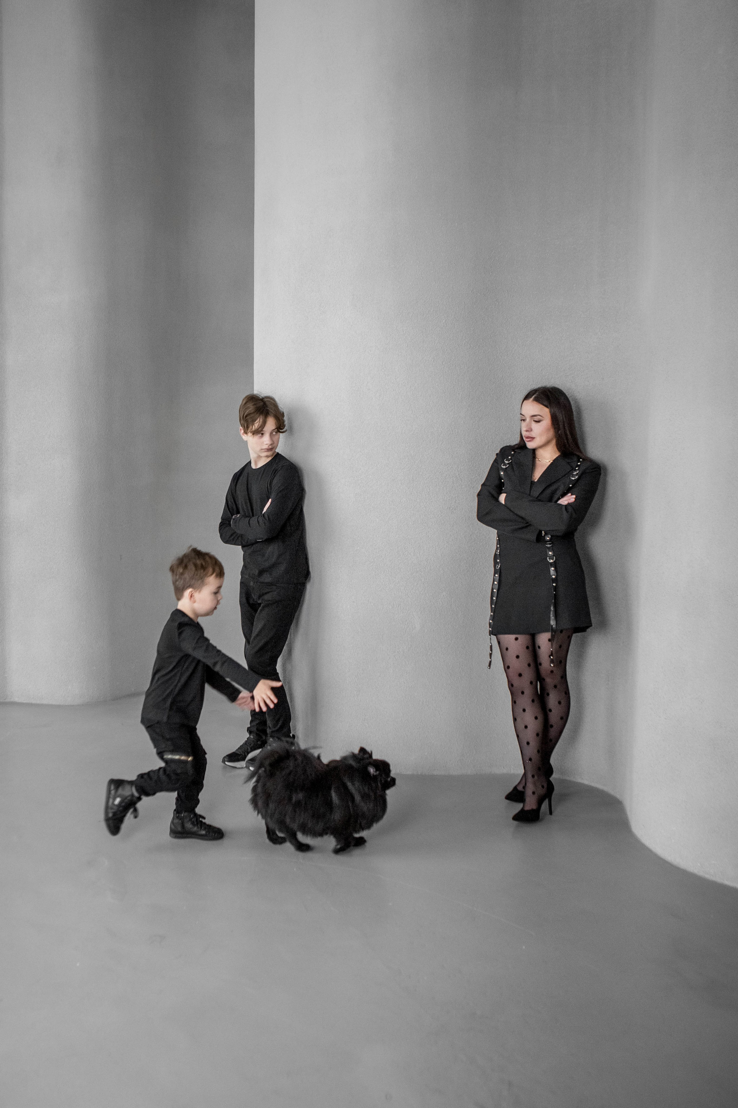 Мама и сыновья. Фотограф Екатерина Голицына