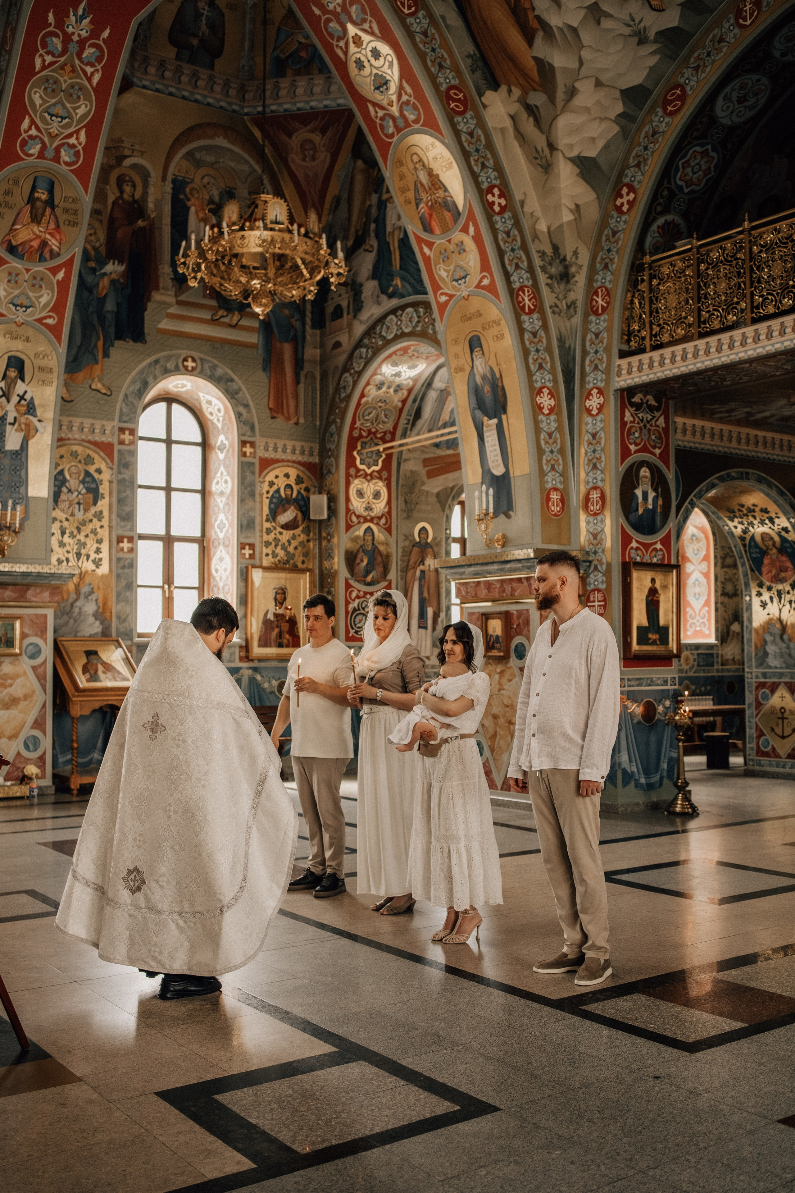 Съемка крещения в Воронеже, фотосессия крещения