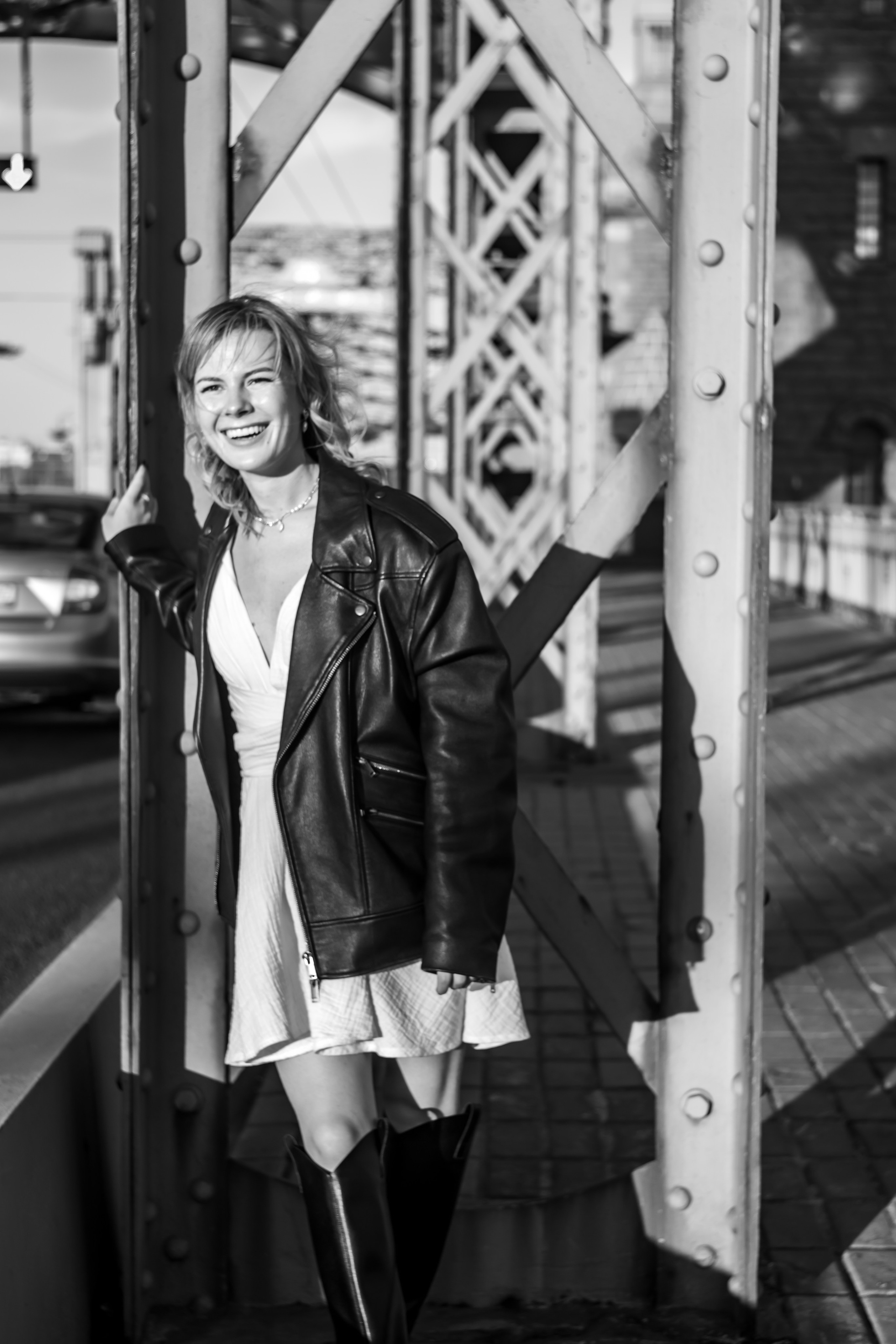 Невская ратуша и Большеохтинский мост (2025). Драчёва Елена портретный фотограф Санкт-Петербург