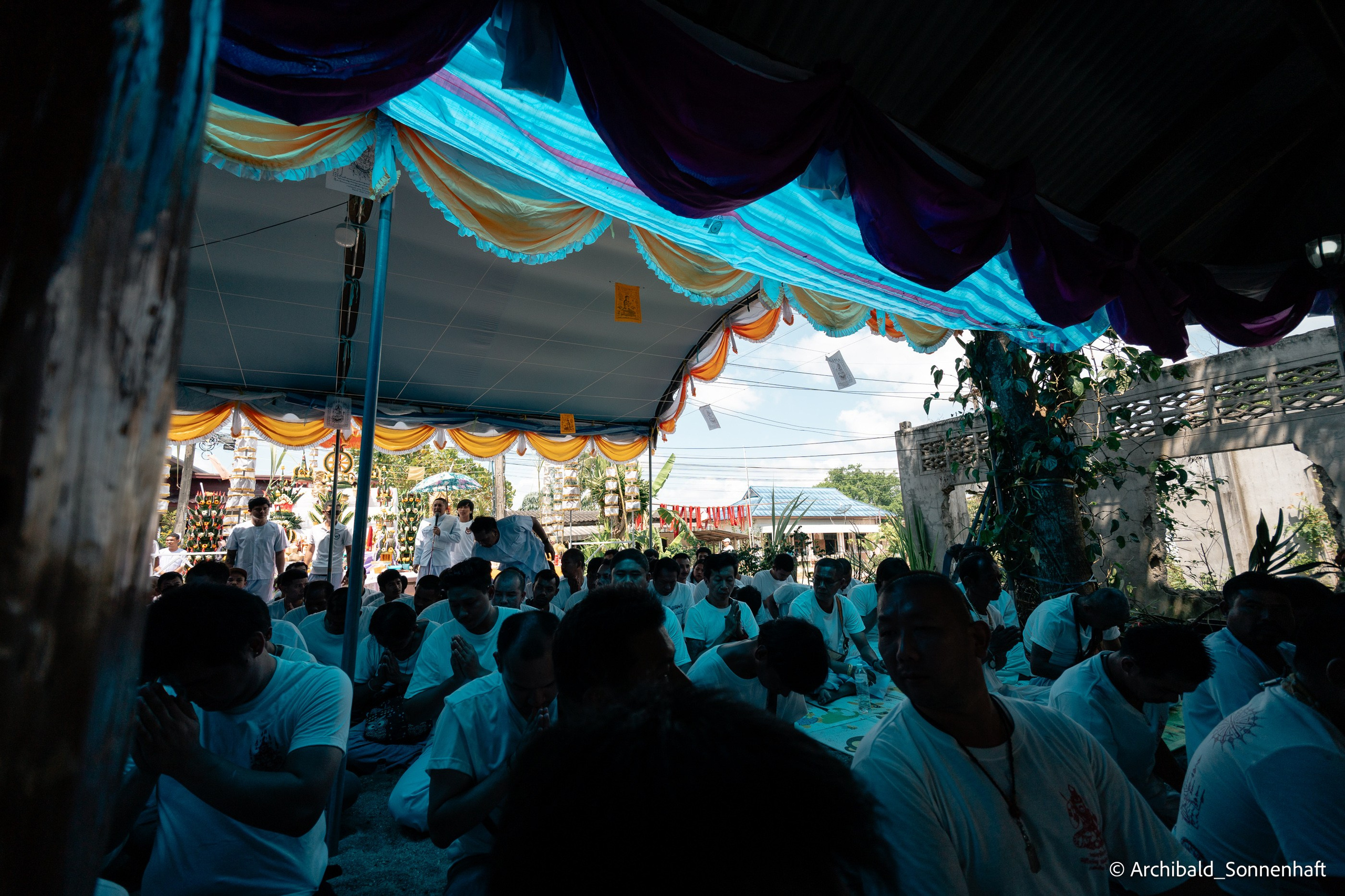Thai monk. Photographer in Guangzhou, China. Archibald Sonnenhaft