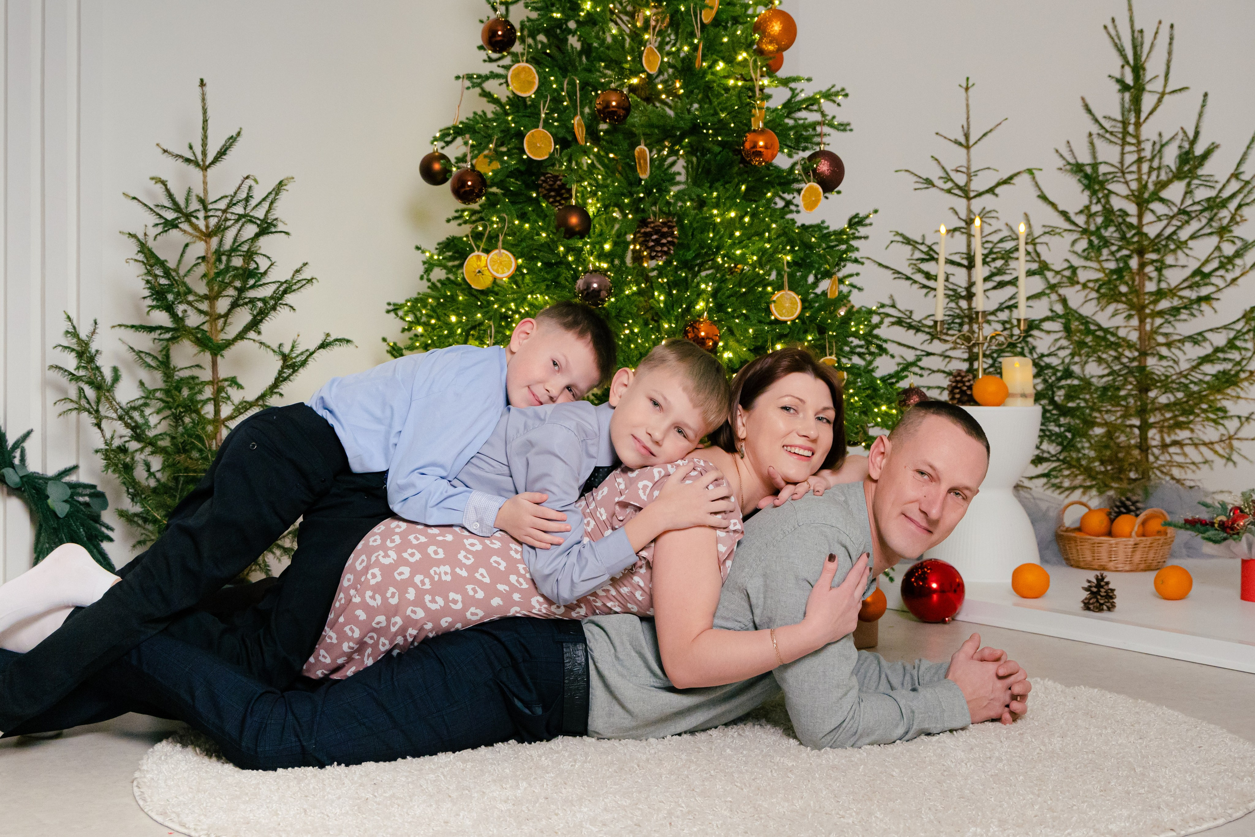 Семья Новый год 2026. Фотограф / Видеограф Братск Юлий Дежин