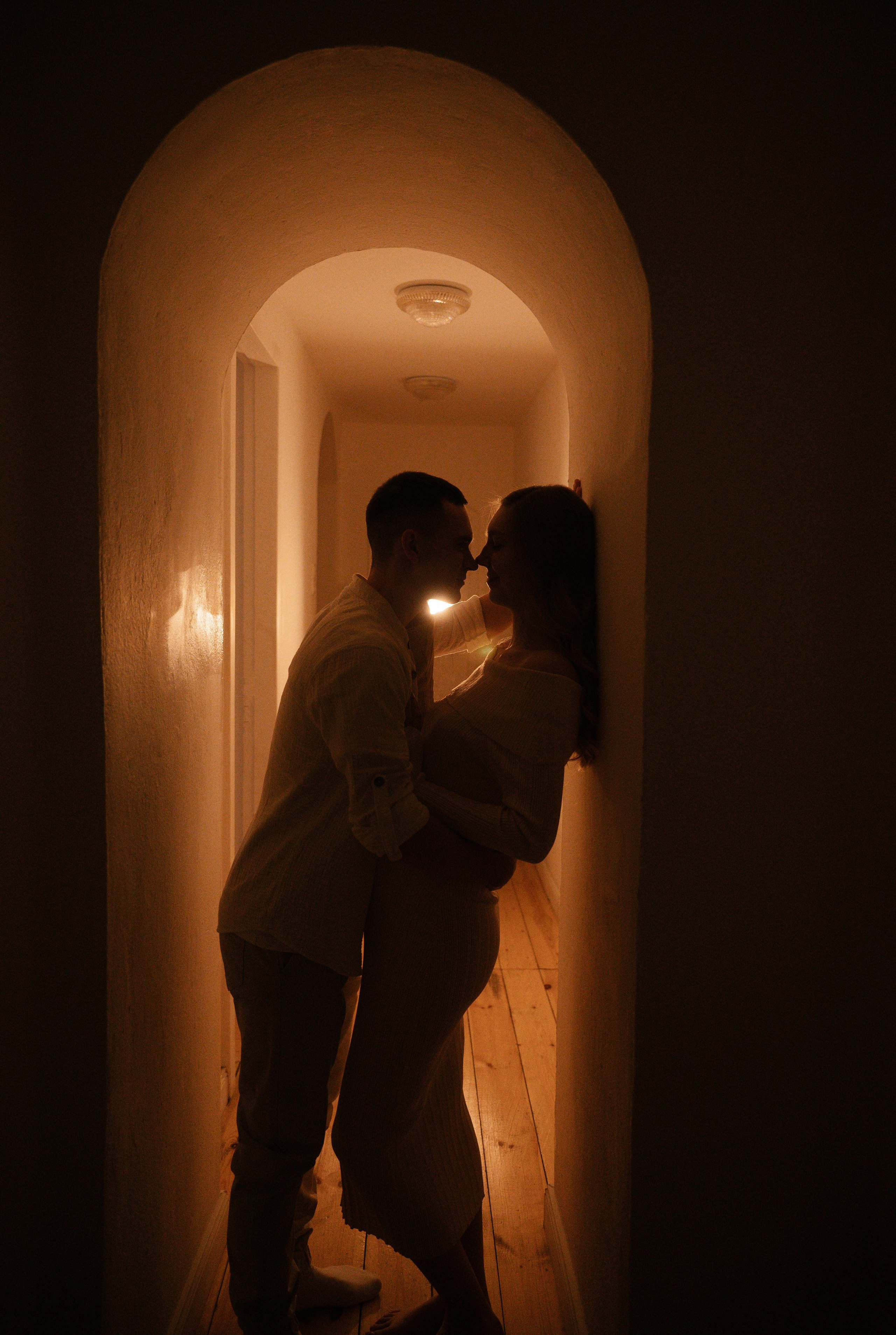 Ожидание чуда Юля Влад Новый год. Фотограф Алёна Мил