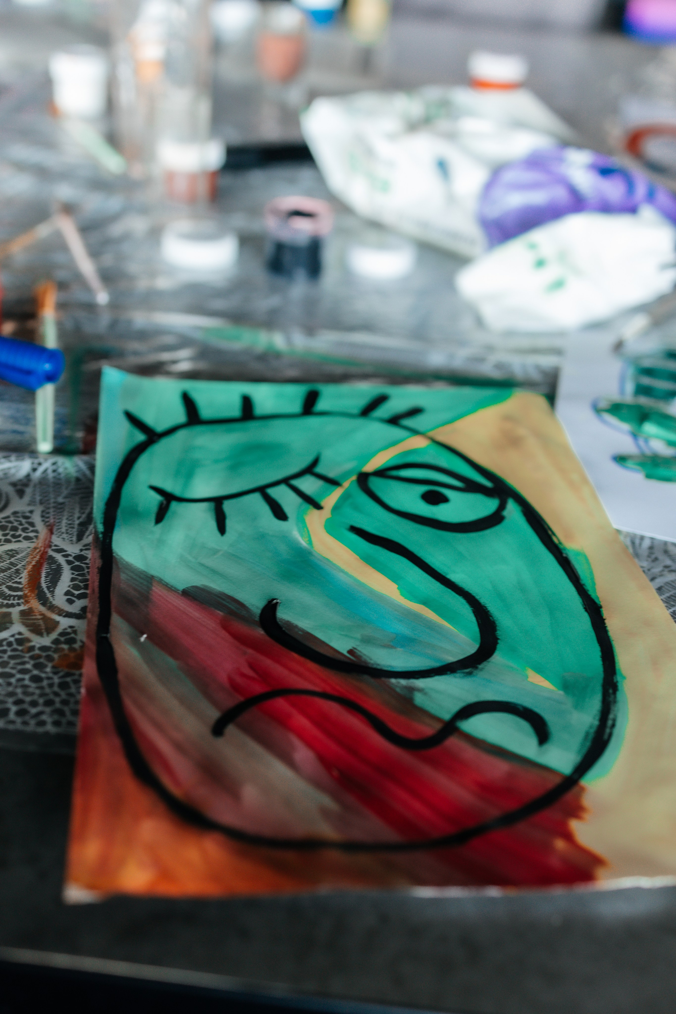 Азартное рисование. Семейный и детский фотограф в Славгороде Анастасия Винс