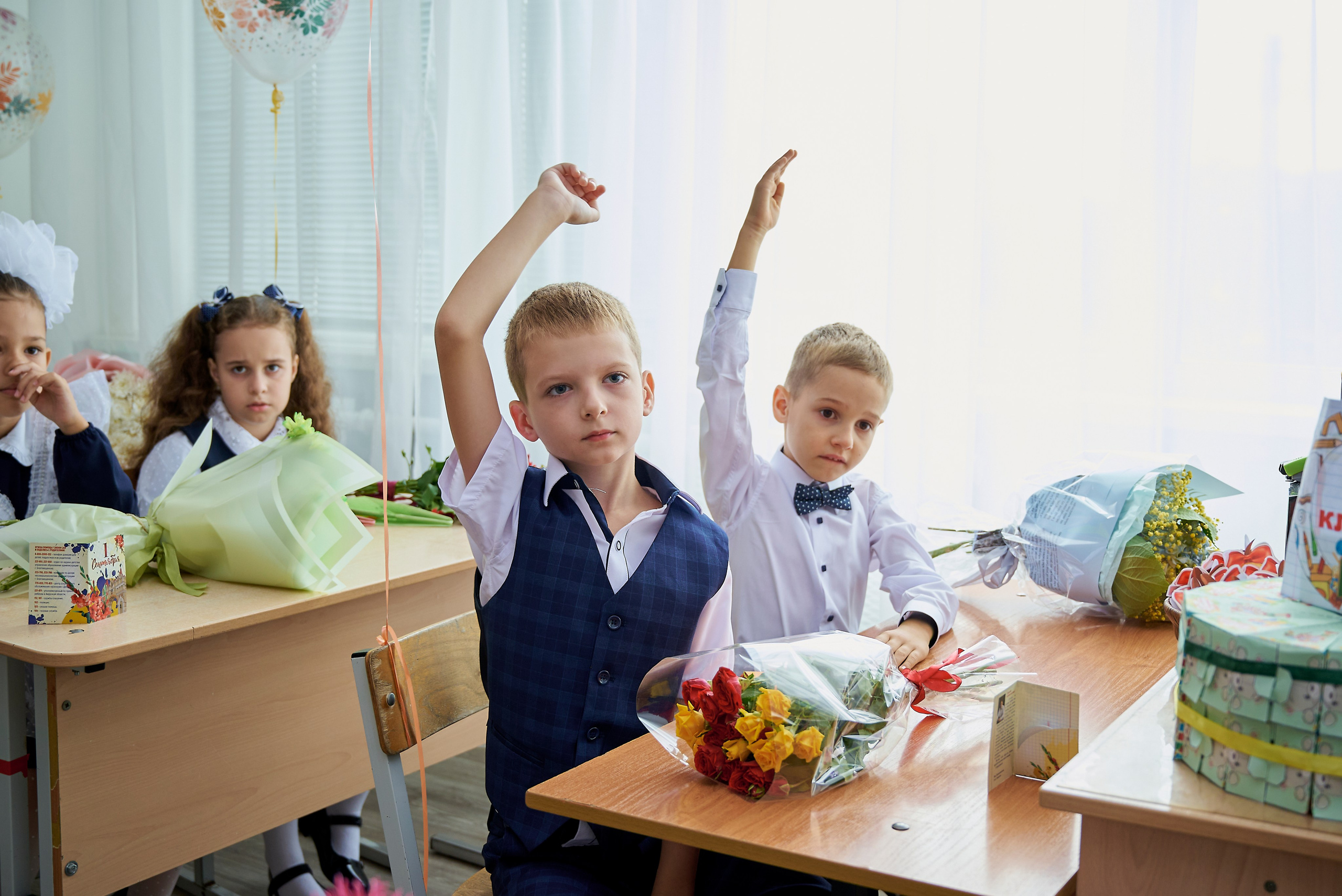 Первый раз в 1-й класс. Фотостудия «Юла»