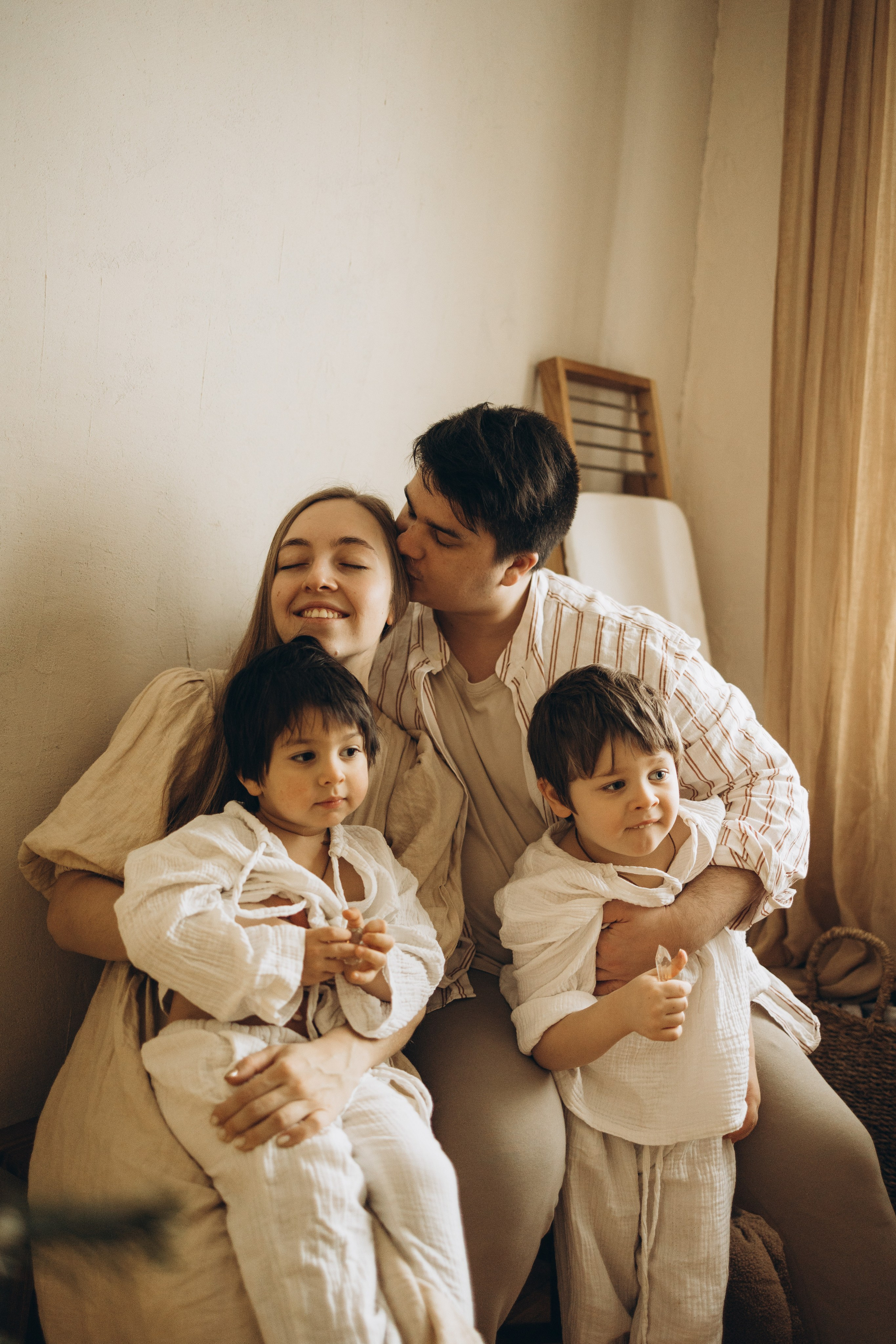 Оля, Саша, Елисей и Демид. Семейный фотограф в Москве Виктория Ястребинская