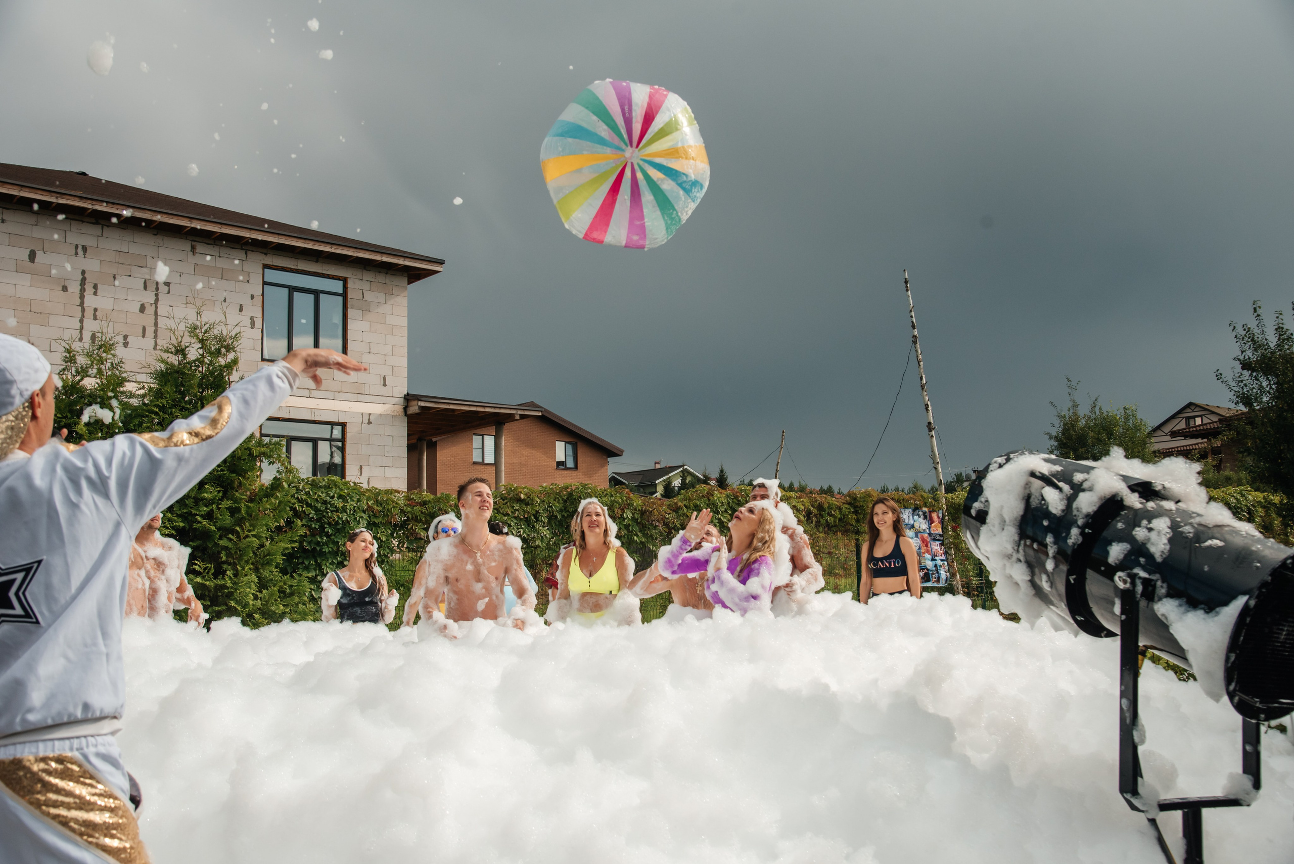 Пенная вечеринка. Свадебный и семейный фотограф в Москве Елена Брюханова