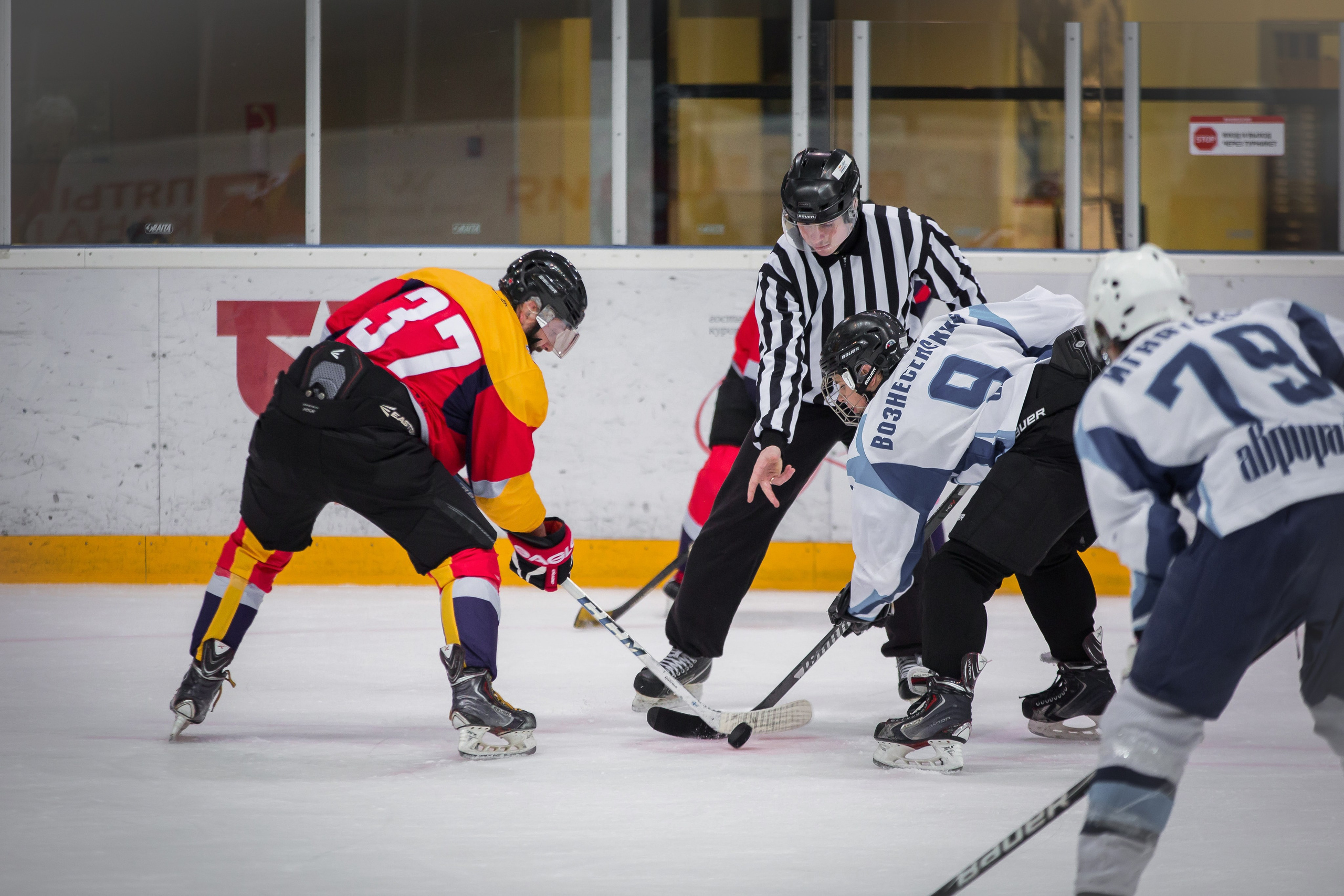 Хоккей для «Work&Sport». Снимаю съемки