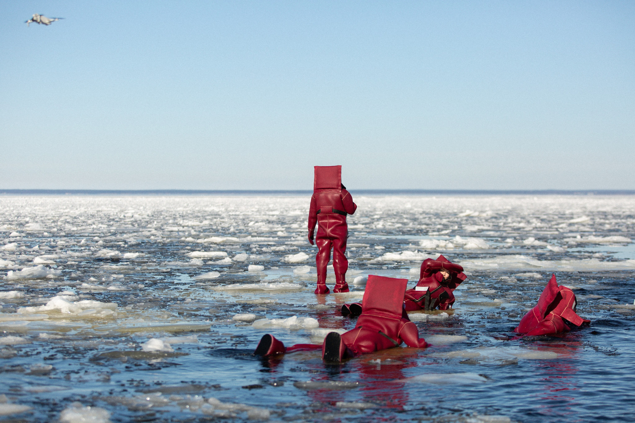 Ice floating. Снимаю съемки